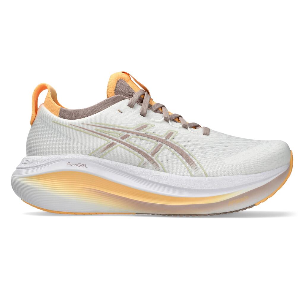Laufschuhe Damen Asics - Gel-Nimbus 27 weiß/orange