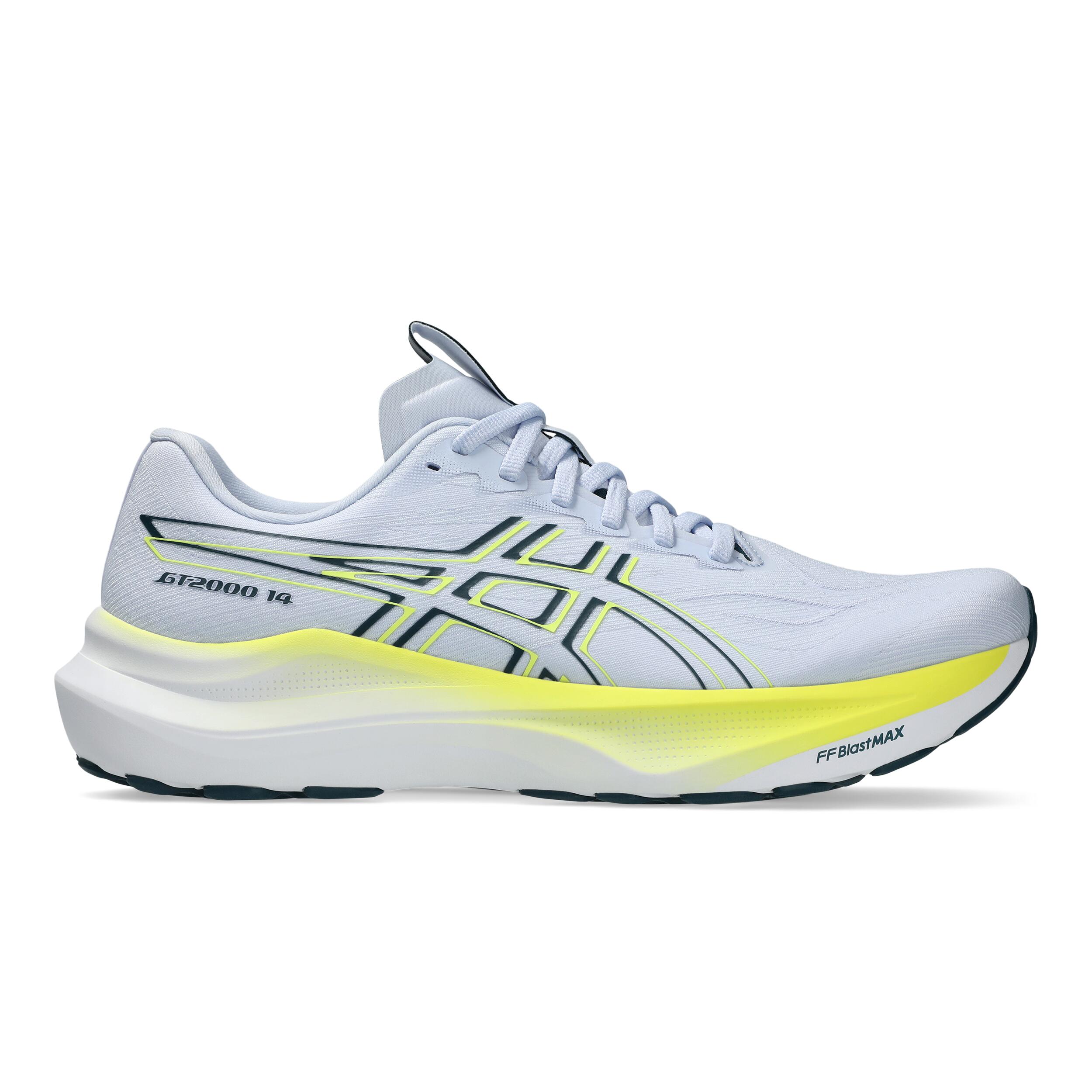 Chaussures de Running Homme, Asics GT-2000 14 Bleu Jaune
