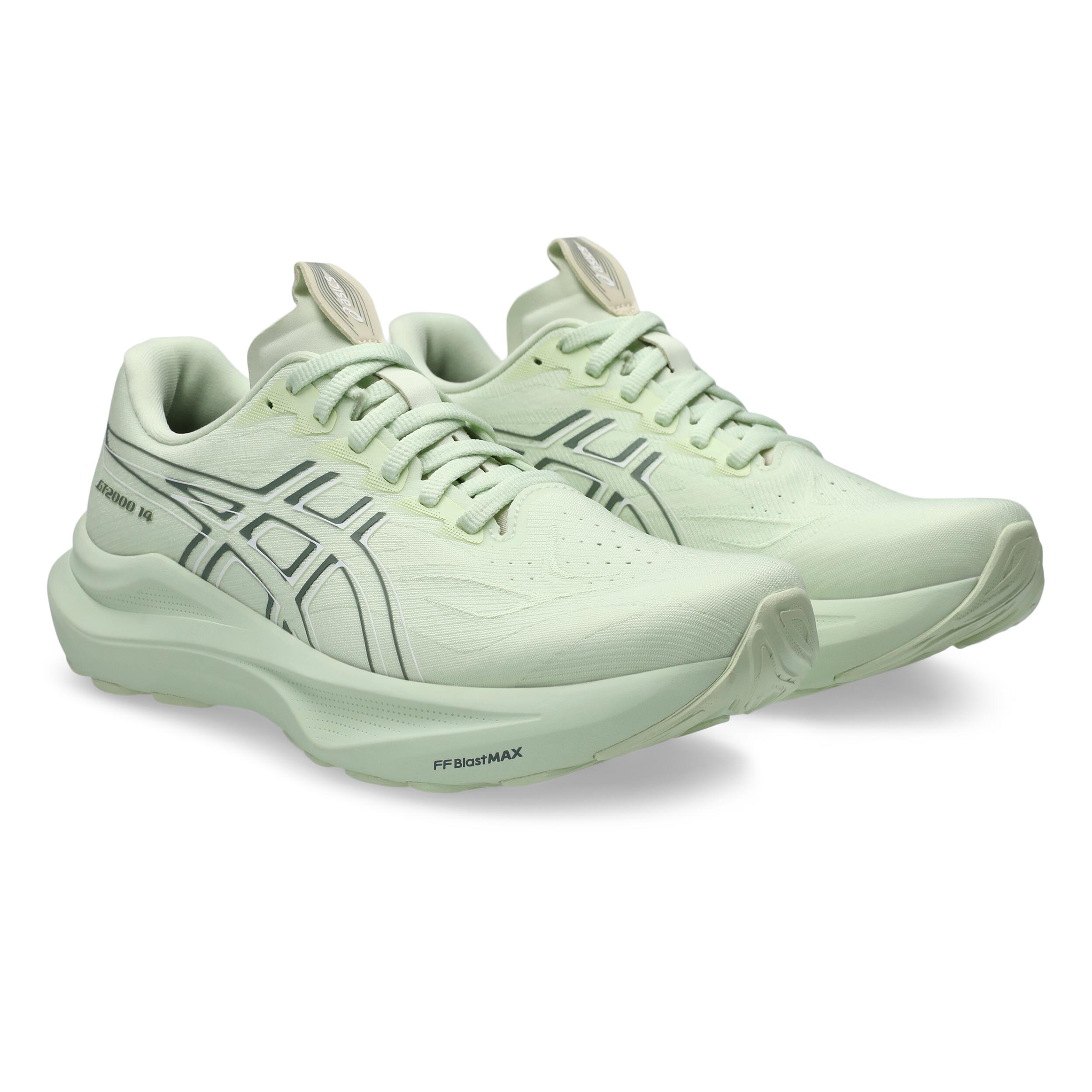 Zapatillas de Running Mujer, ASICS GT-2000 14 verde  4/7