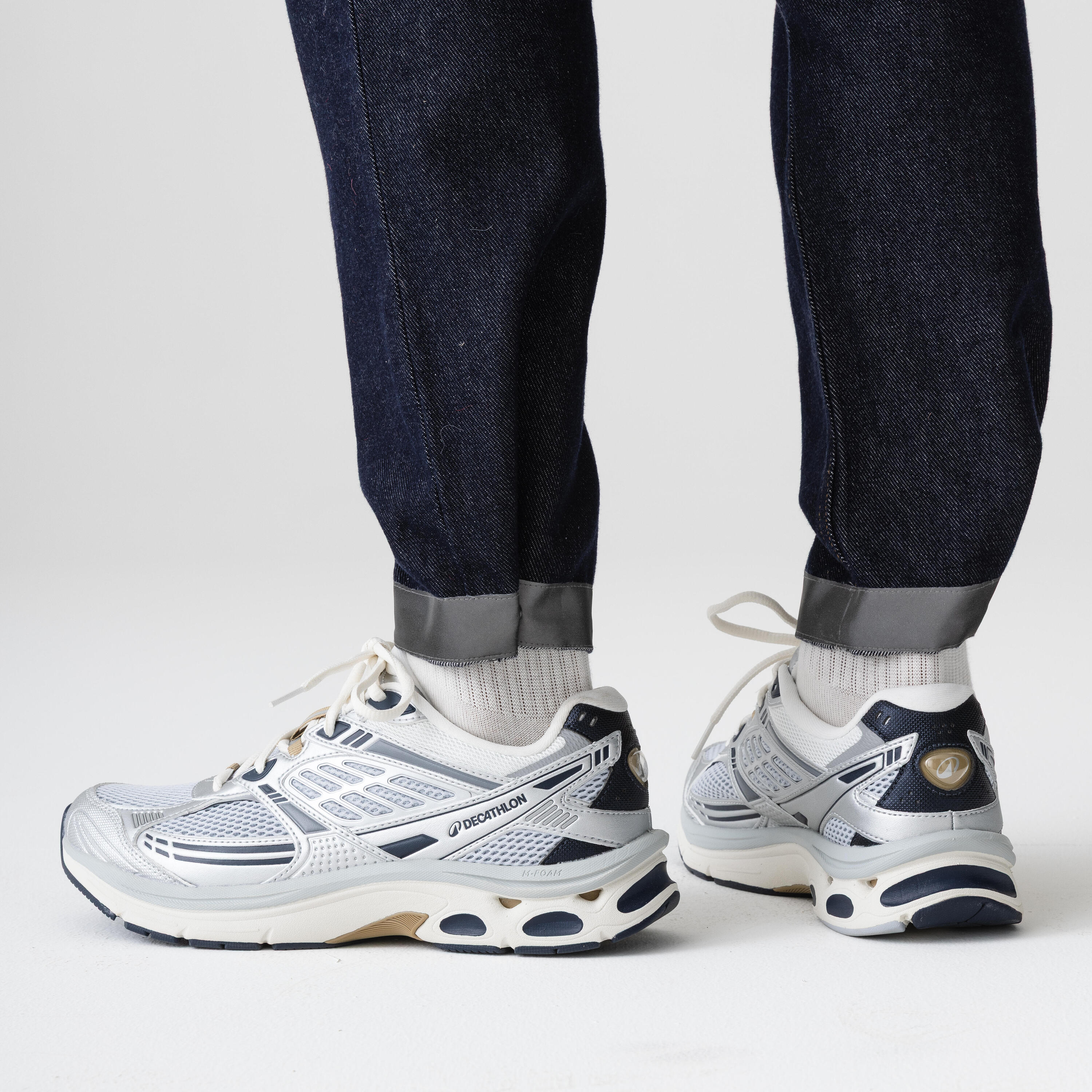 Fietsjeans voor heren Regular Cordura 7/20