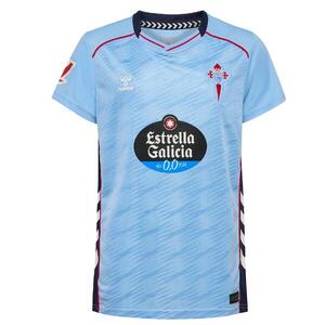 Camiseta de fútbol primera equipación CELTA DE VIGO junior temp 25/26. HUMMEL