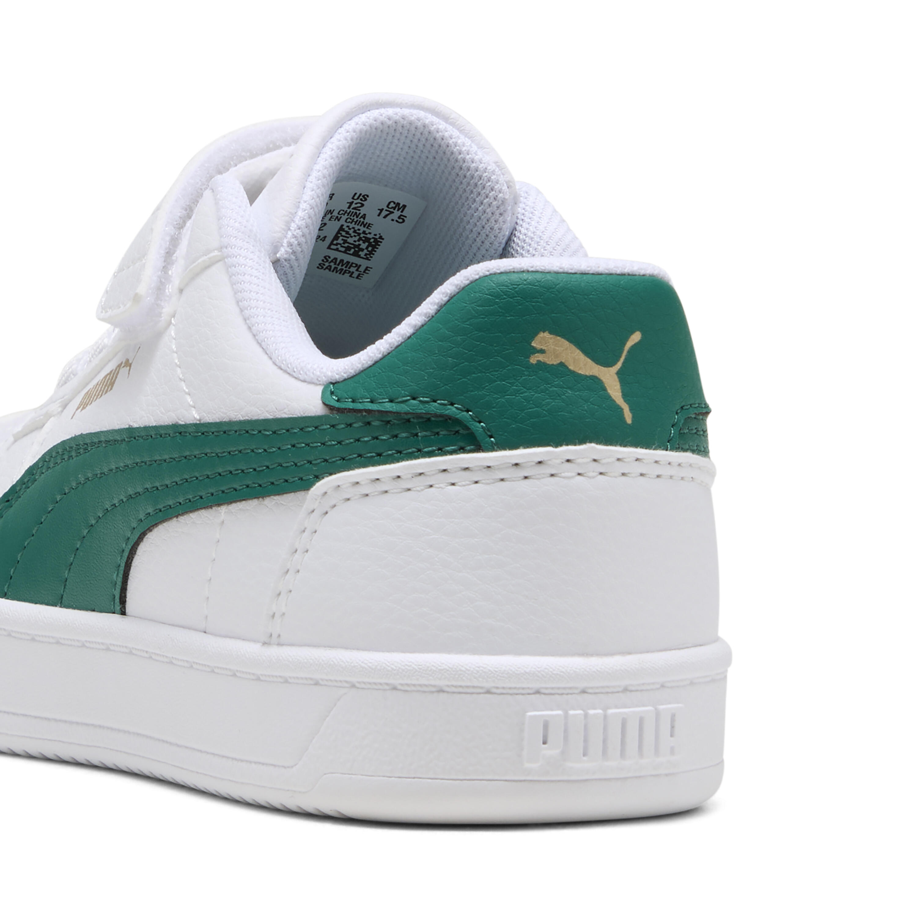 Sapatilhas Puma Caven Criança 2.0 AC+ PS - Branco - Verde 4/11