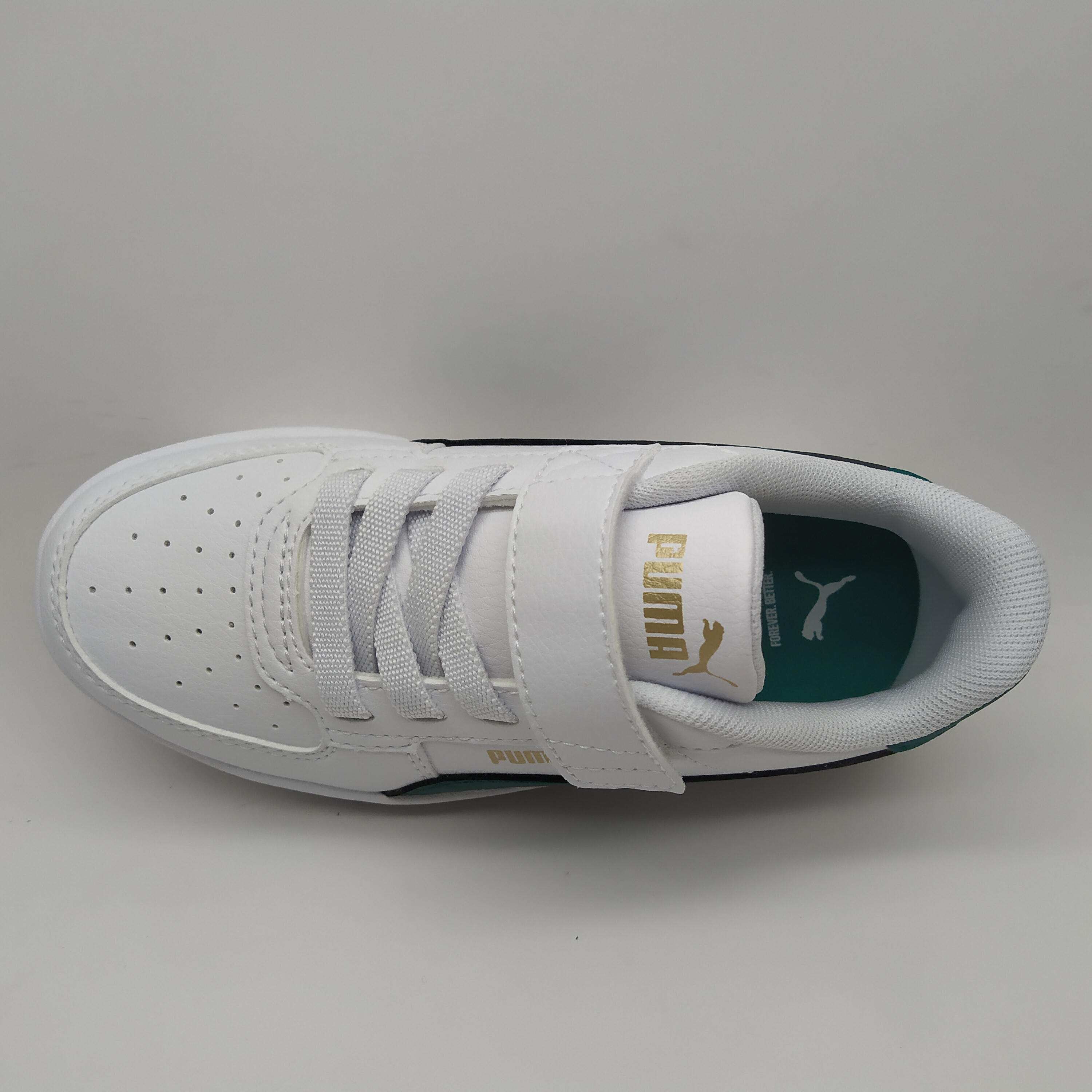 Sapatilhas Puma Caven Criança 2.0 AC+ PS - Branco - Verde 9/11