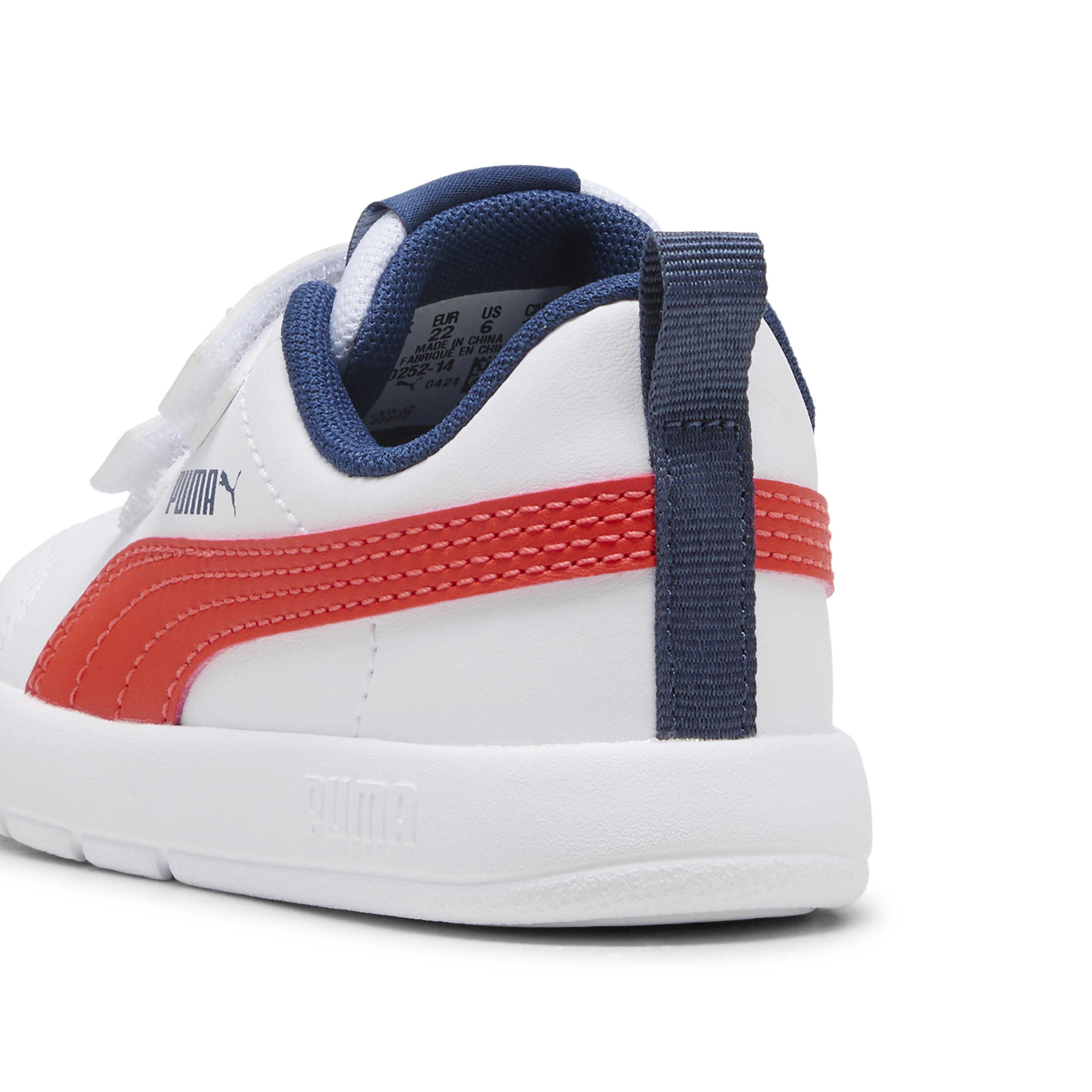 Sapatilhas Bebé PUMA  Branco Vermelho Azul Persa Courtflex V3 2/10