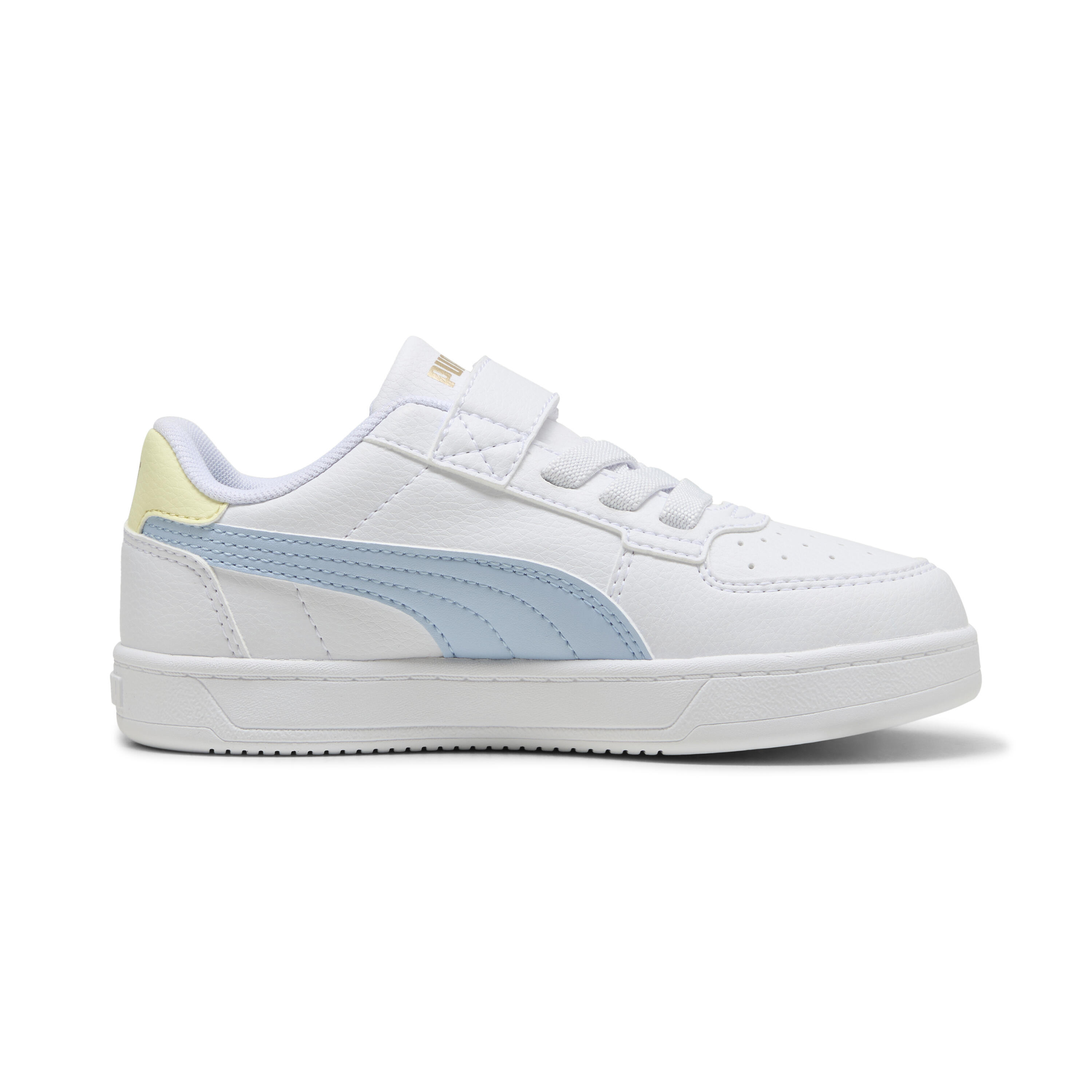Sapatilhas Puma Caven Criança 2.0 AC+ PS - Branco Azul Amarelo 3/10