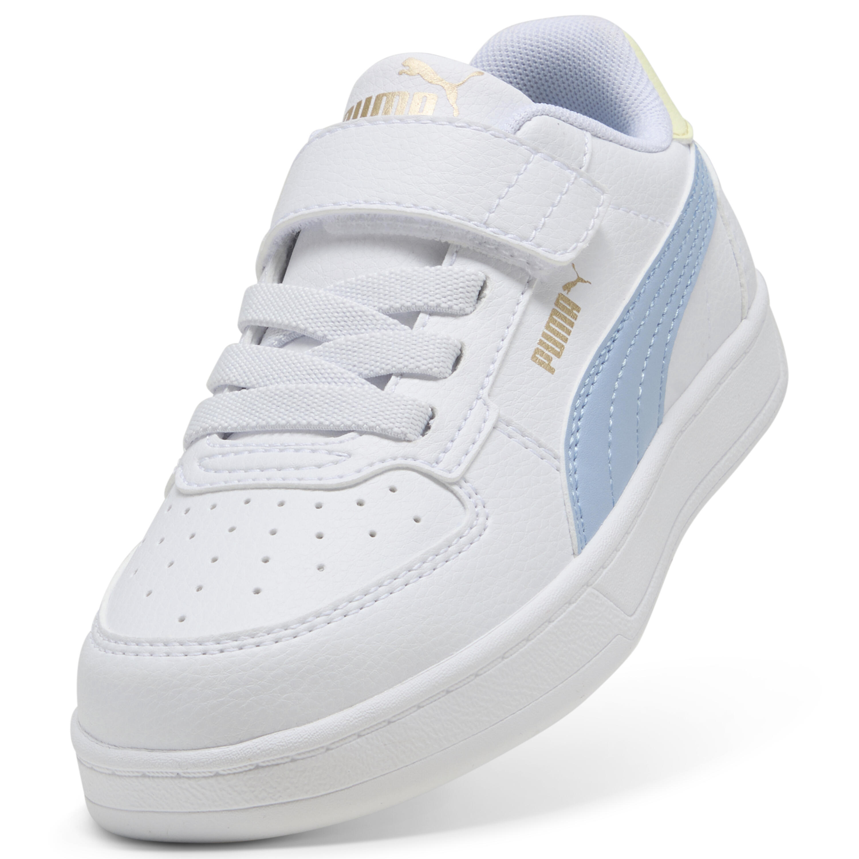 Sapatilhas Puma Caven Criança 2.0 AC+ PS - Branco Azul Amarelo 2/10