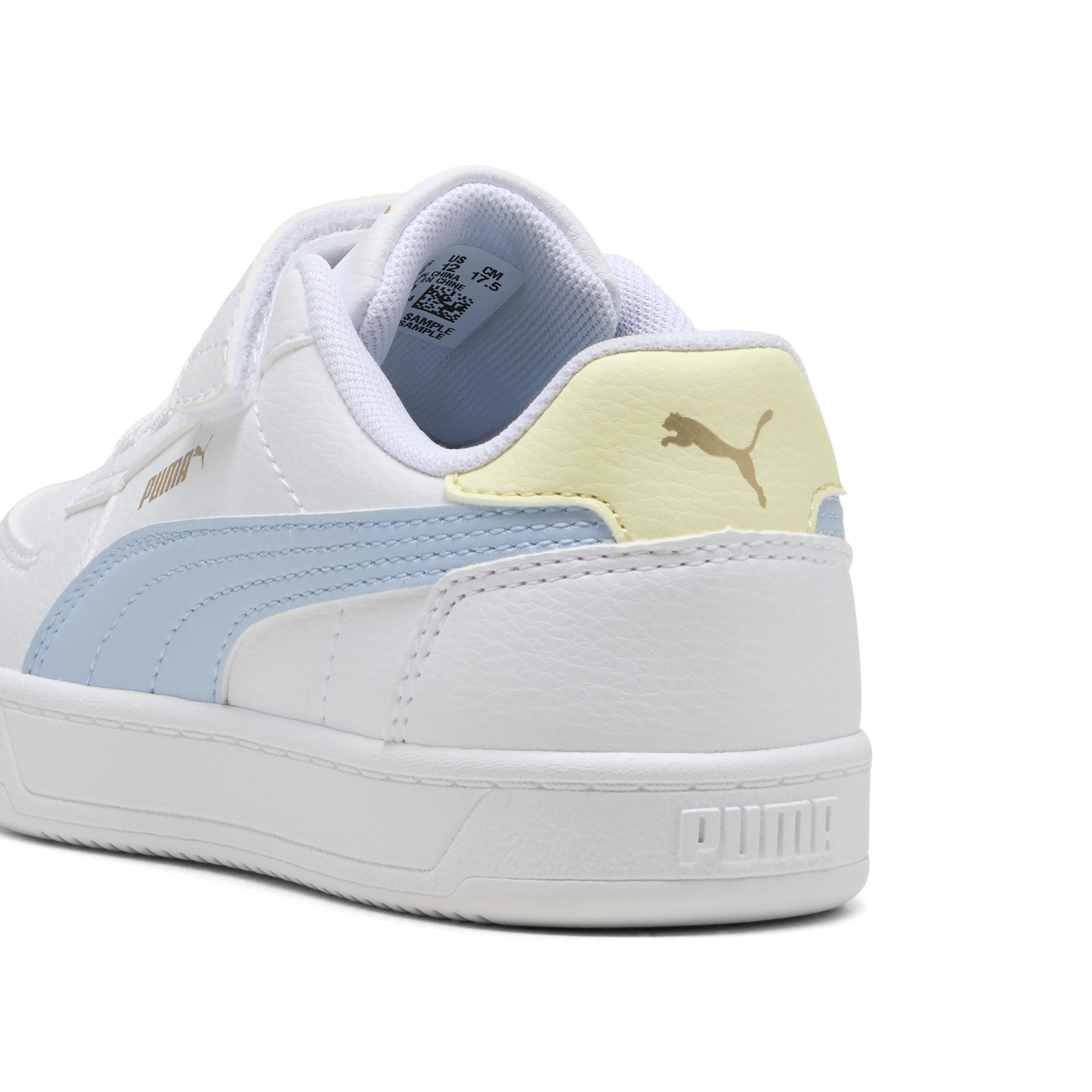 Sapatilhas Puma Caven Criança 2.0 AC+ PS - Branco Azul Amarelo 6/10
