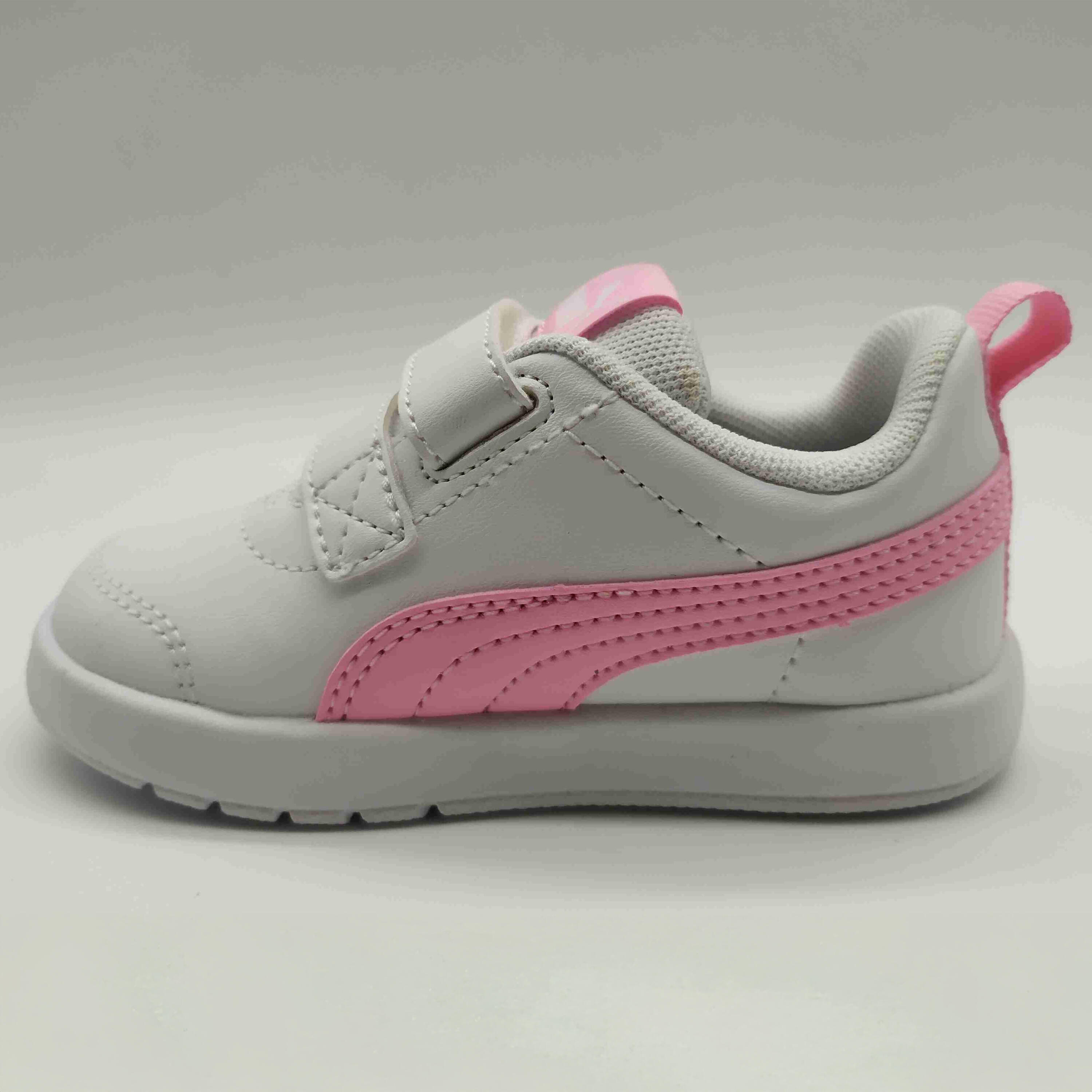 Sapatilhas Bebé PUMA  Branco Rosa Liilás Courtflex V3 9/9