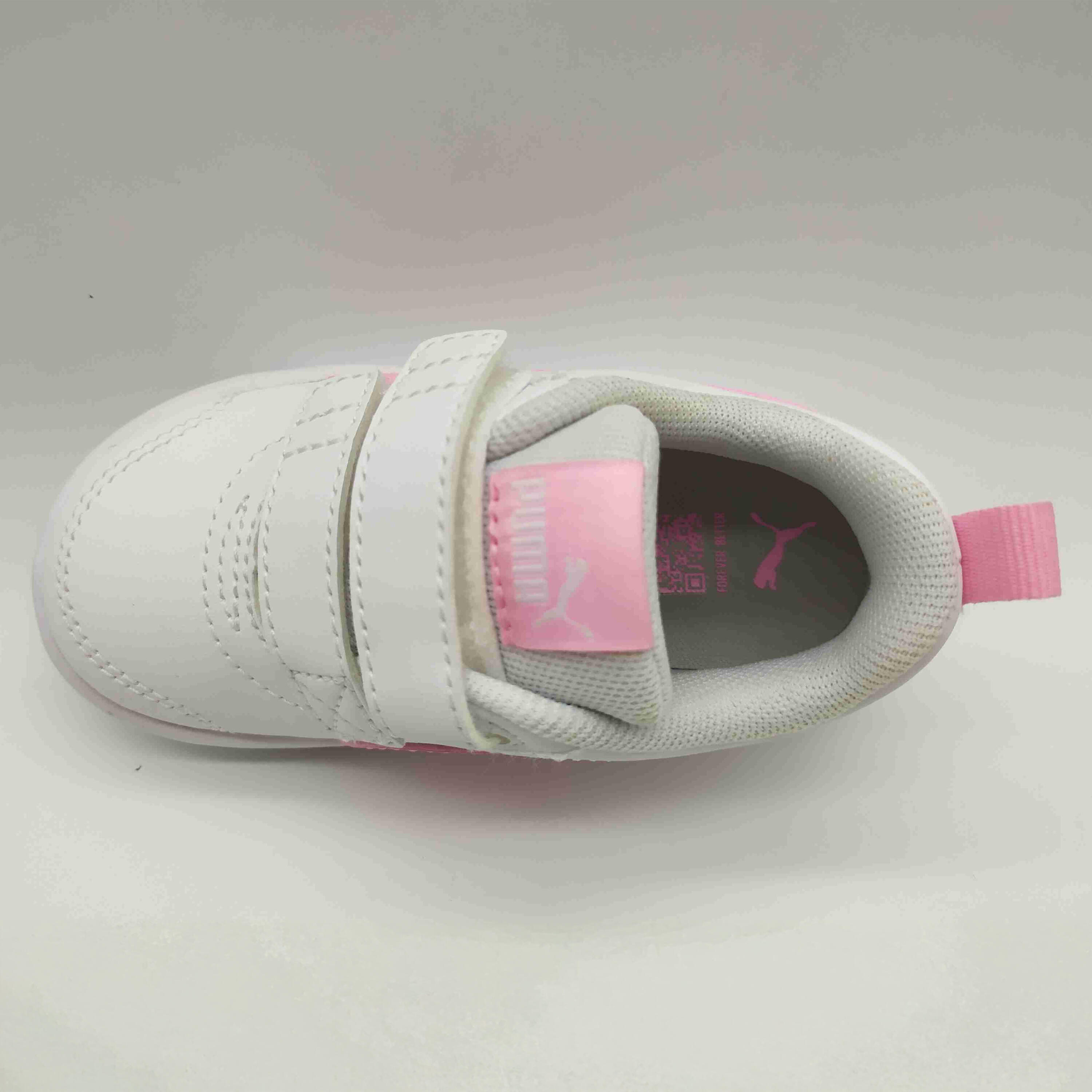 Sapatilhas Bebé PUMA  Branco Rosa Liilás Courtflex V3 6/9