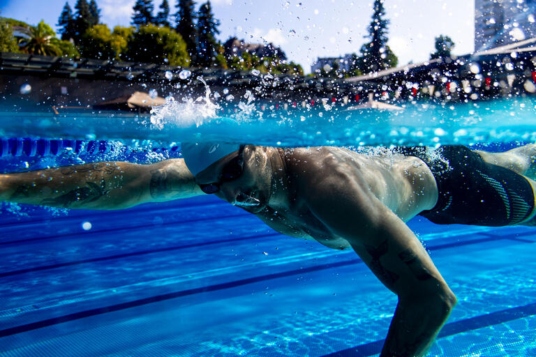 Swimming goggles BFast black smoked anti-fog