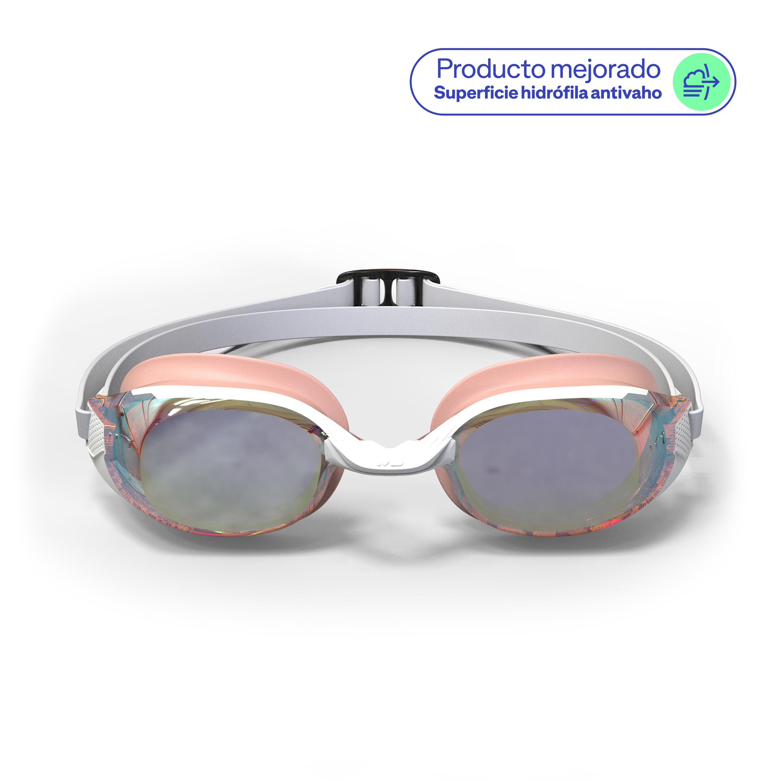 Gafas natación antivaho Bfit Cristales Espejo Rosa Talla Única 2/8