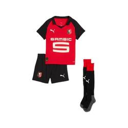 MINI KIT STADE RENNAIS ENFANT DOMICILE 2025/2026 ROUGE NOIR