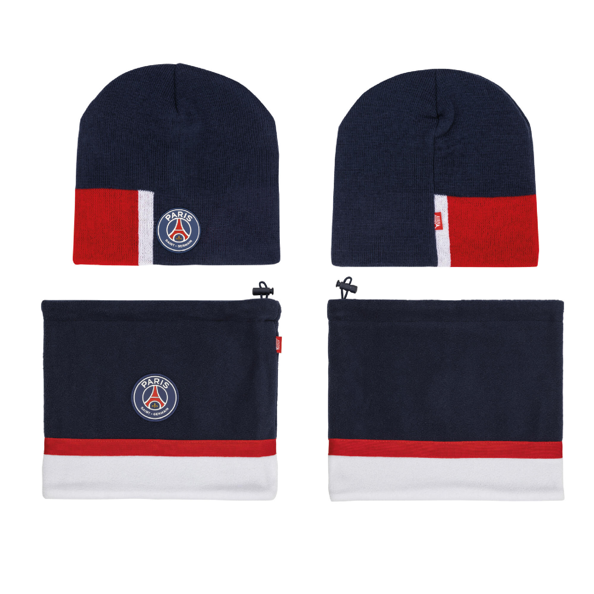 BONNET TOUR DE COU ADULTE PSG PARIS SAINT GERMAIN 2025 2026 1/2