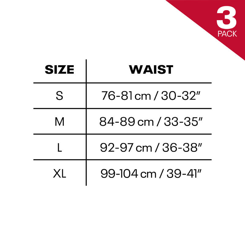 Férfi fitnesz boxeralsó, 3 db