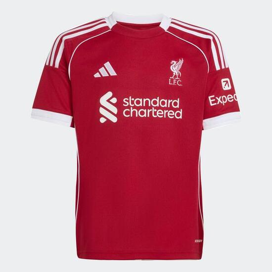 Koszulka piłkarska dla dzieci ADIDAS Liverpool FC sezon 25/26 domowa