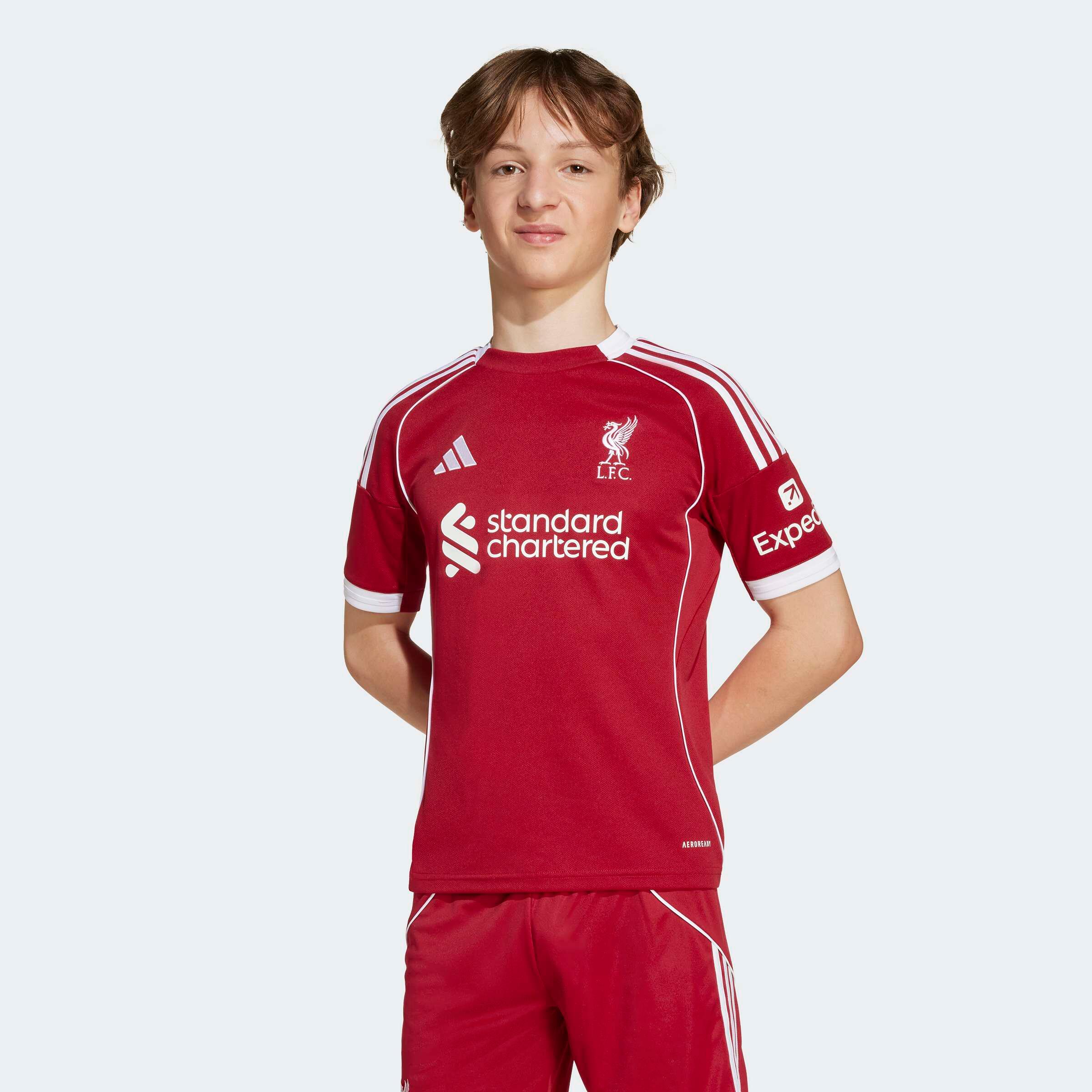 Kids' Liverpool FC Home Shirt 25/26 Season - Decathlon