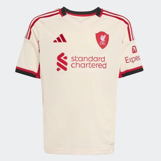 Kinder Fußballtrikot FC Liverpool 25/26 Auswärts