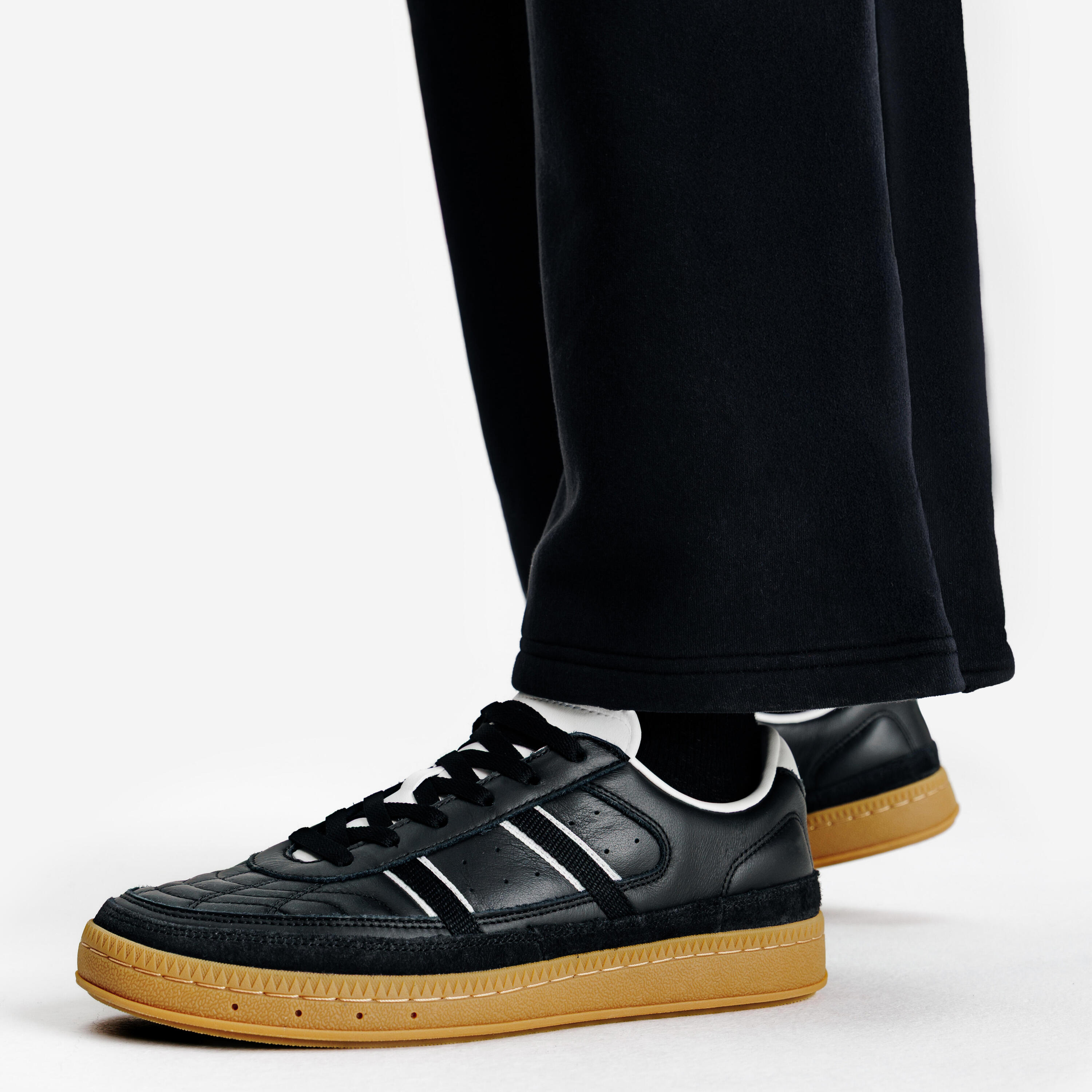 Baskets en cuir PLAYER 80 noir 8/10