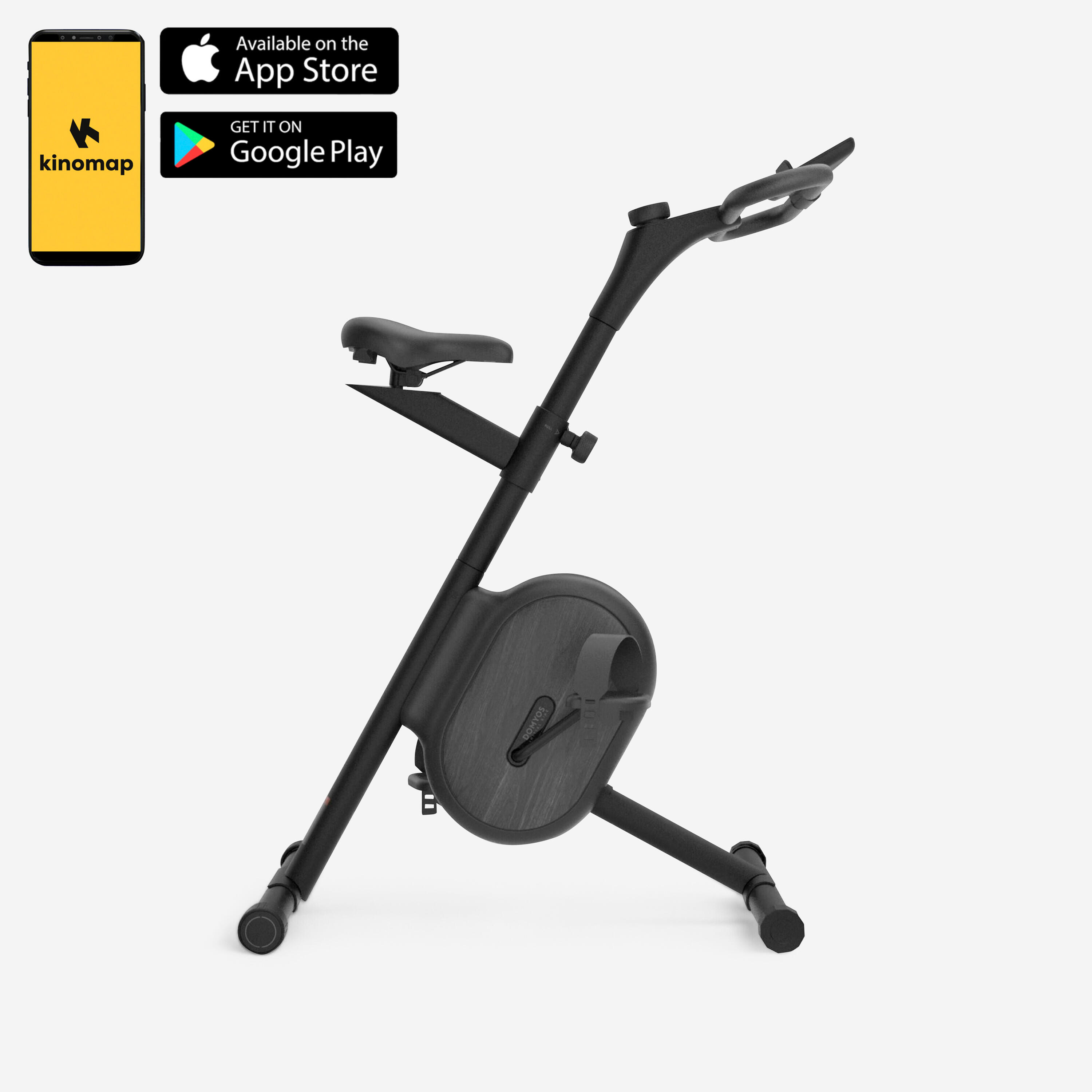Silent ultra-compact smart exercise bike initial bike DOMYOS