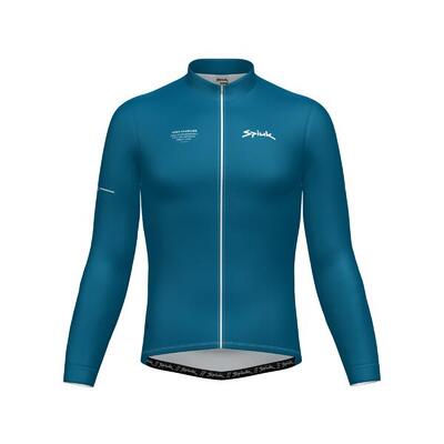 Maillot ciclismo manga larga Spiuk Dec azul unisex