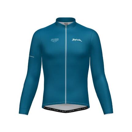 Maillot ciclismo manga larga Spiuk Dec azul unisex