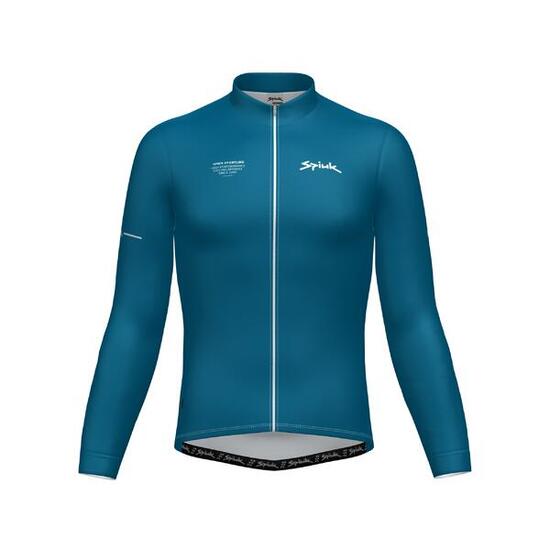 Maillot ciclismo manga larga Spiuk Dec azul unisex
