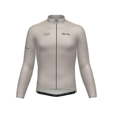 Maillot ciclismo manga larga Spiuk Dec beige unisex