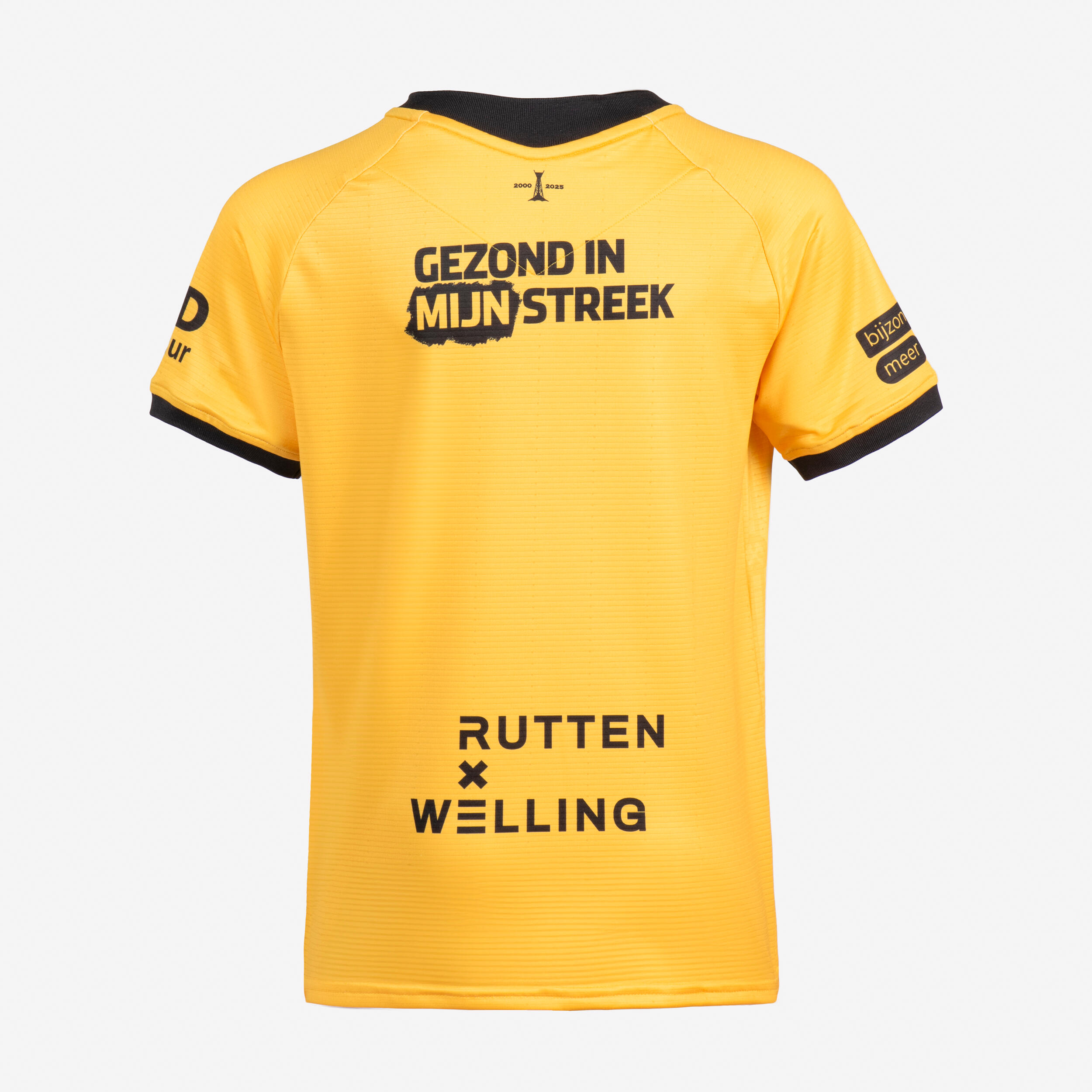 Maillot officiel du Roda JC Kerkrade enfant domicile jaune et noir 3/5