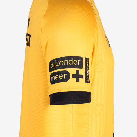 Футболка Roda для гри у футбол для дорослих жовто-чорна