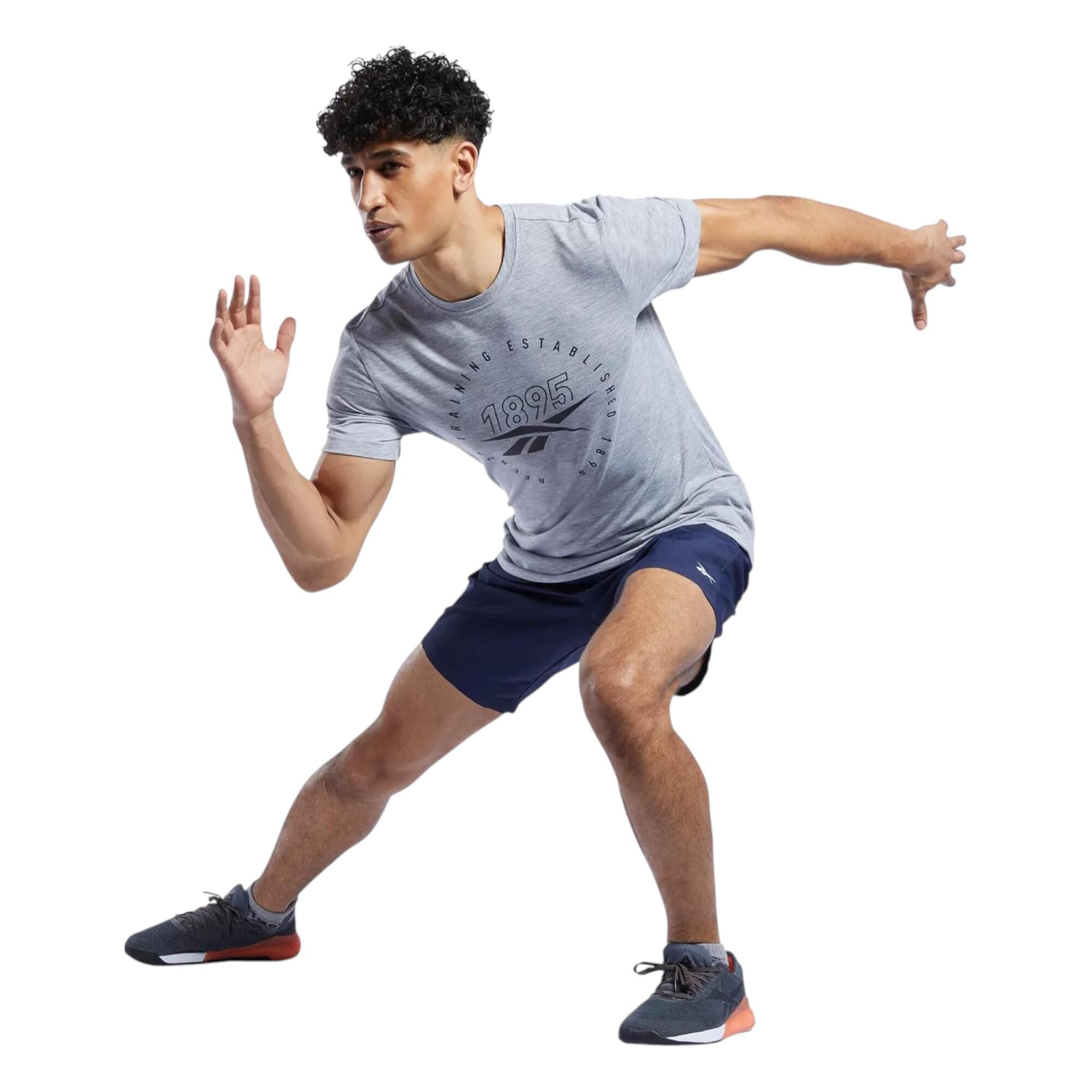 Short de fitness azul Reebok Train Utility 5/5