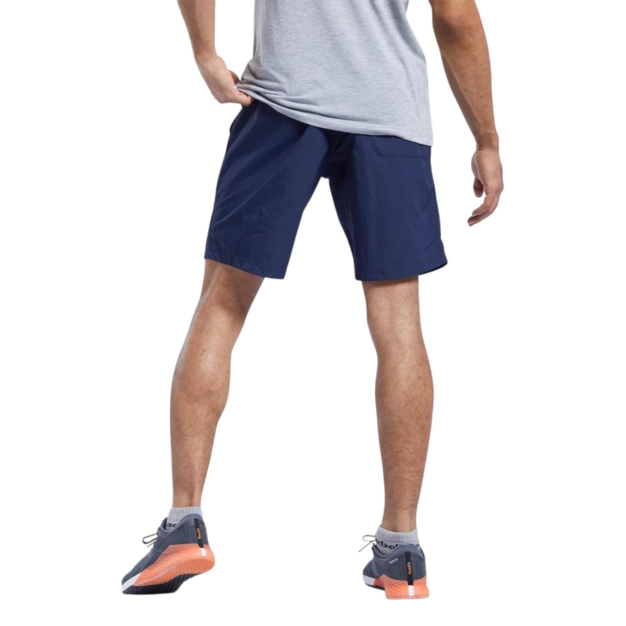 Short de fitness azul Reebok Train Utility 3/5