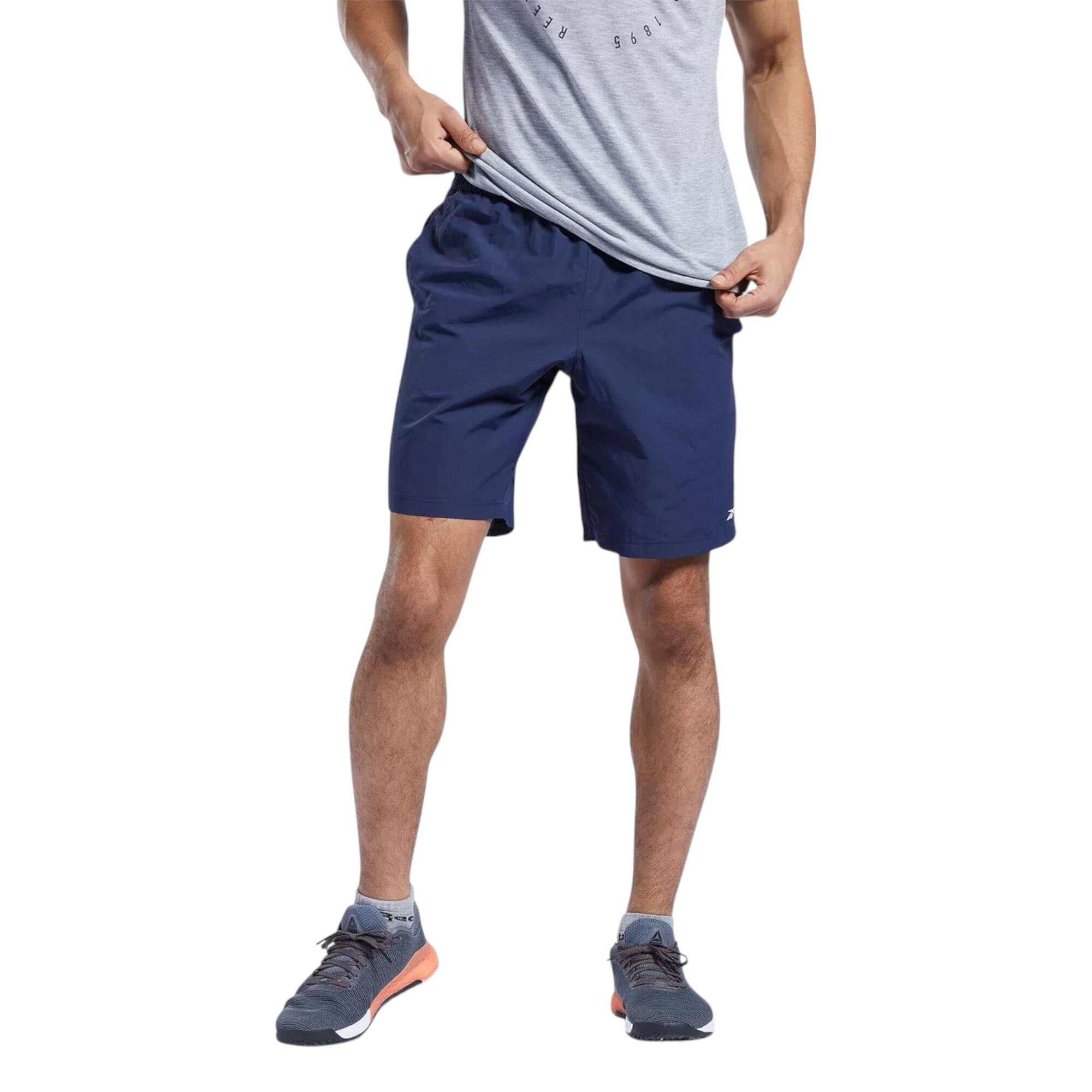 Short de fitness azul Reebok Train Utility 4/5