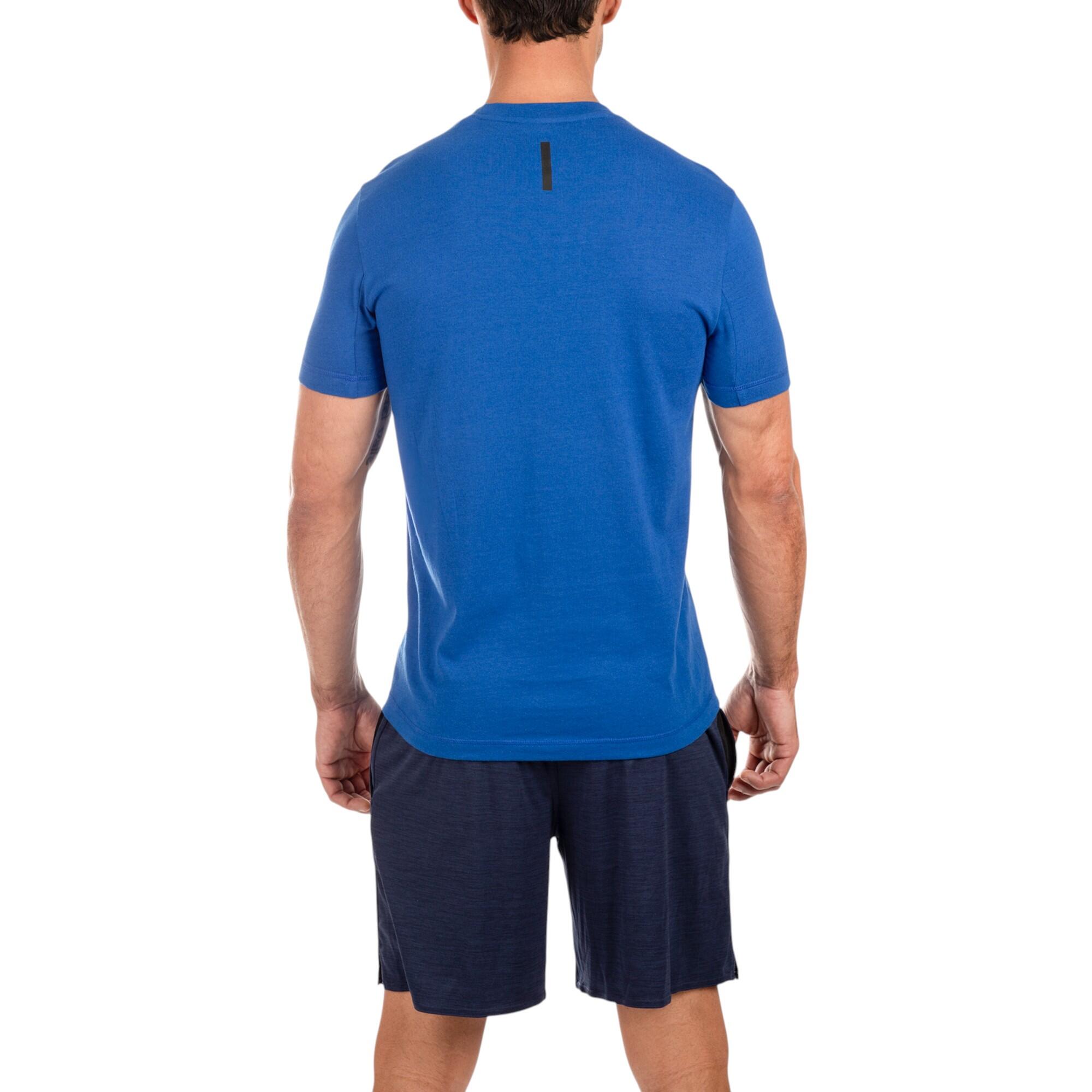 Playera de fitness azul Reebok Athlete 5/5