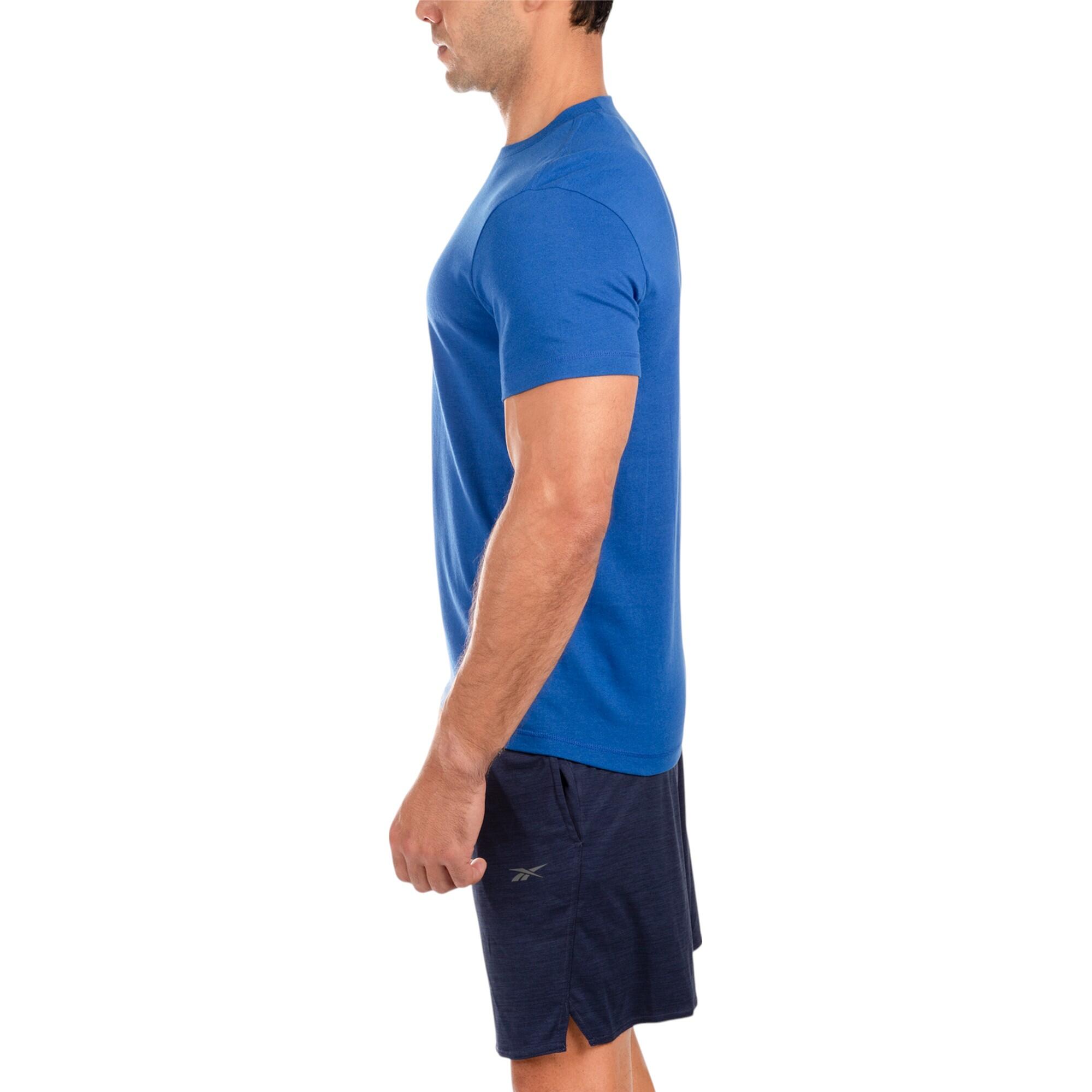 Playera de fitness azul Reebok Athlete 4/5