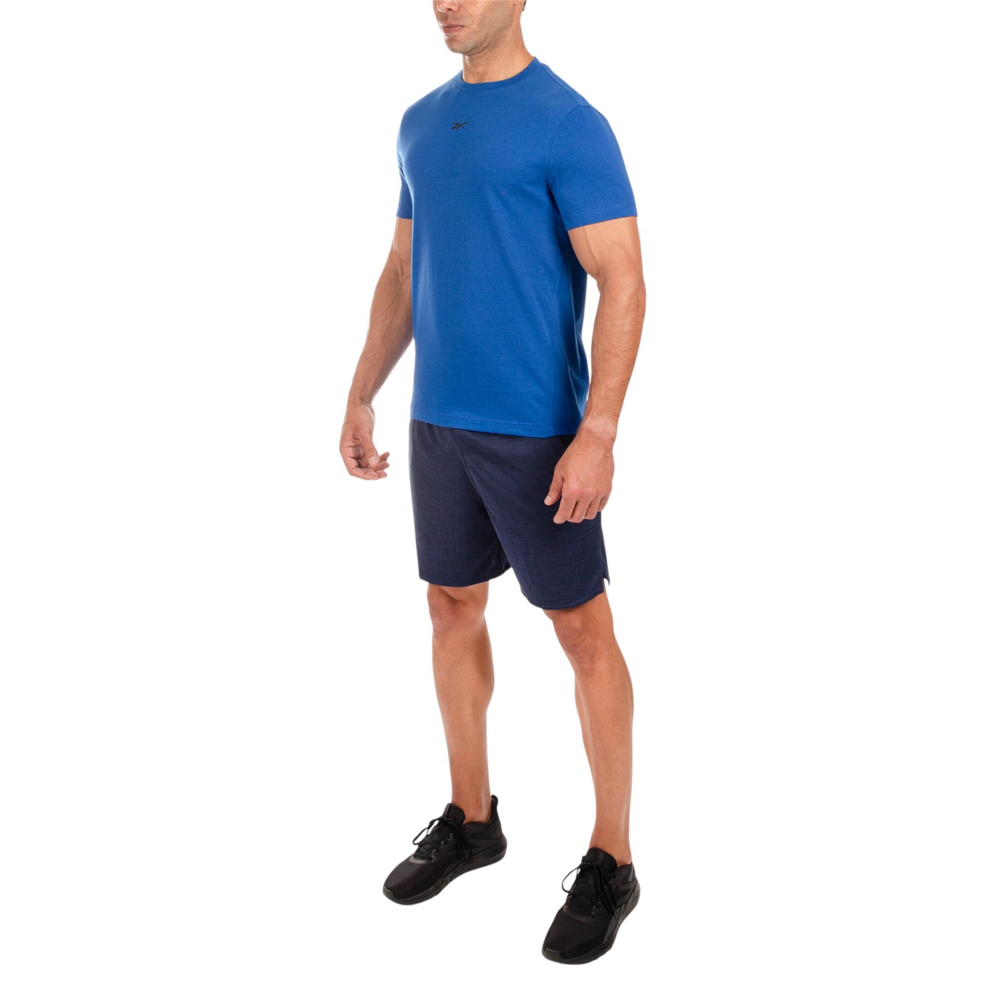 Playera de fitness azul Reebok Athlete 3/5