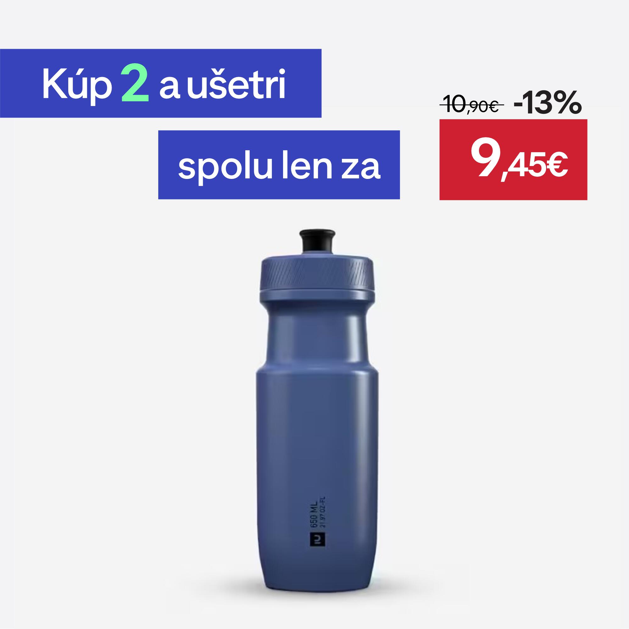 TRIBAN Cyklistická fľaša SoftFlow L 650 ml modrá