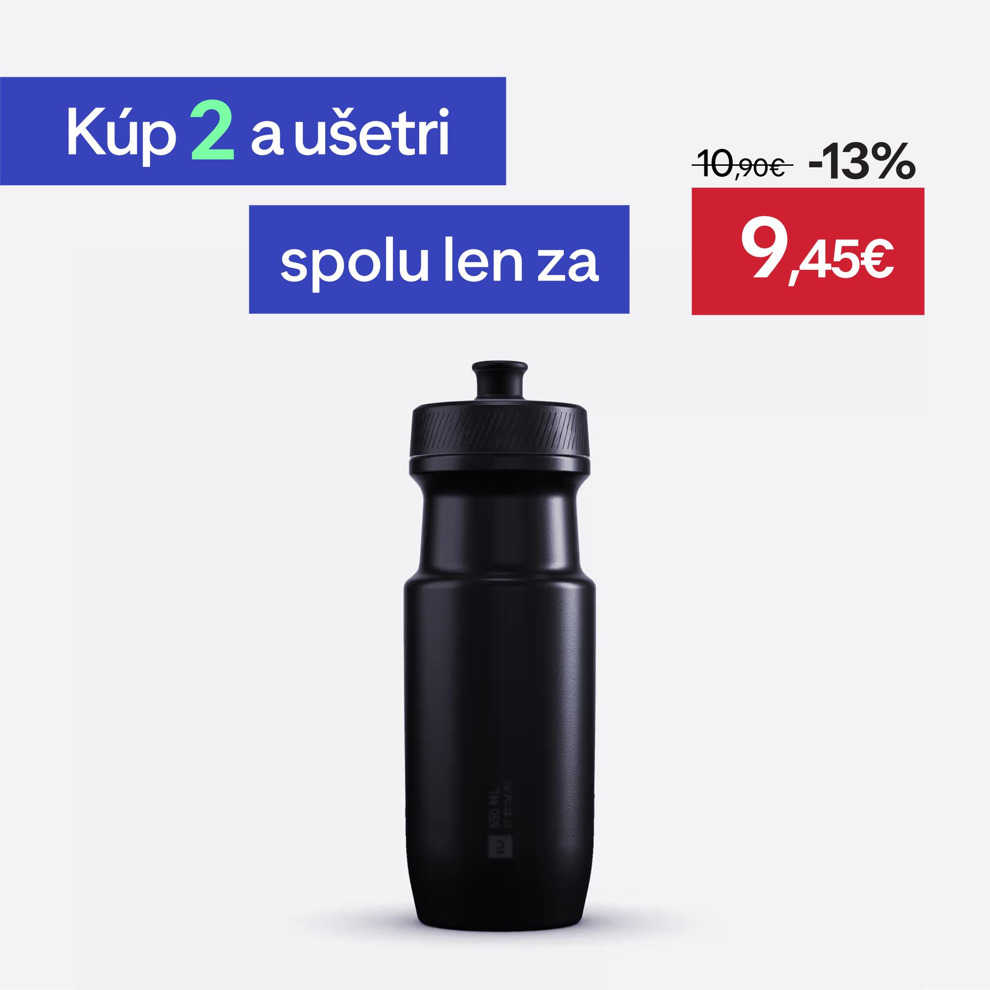 TRIBAN Cyklofľaša SoftFlow M 650 ml čierna UNI