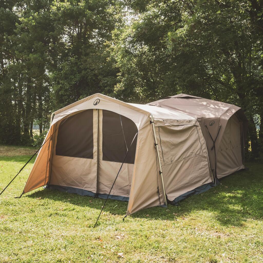 Modular camping tent for 2 to 4 people, for professional use Quechua Second Home
