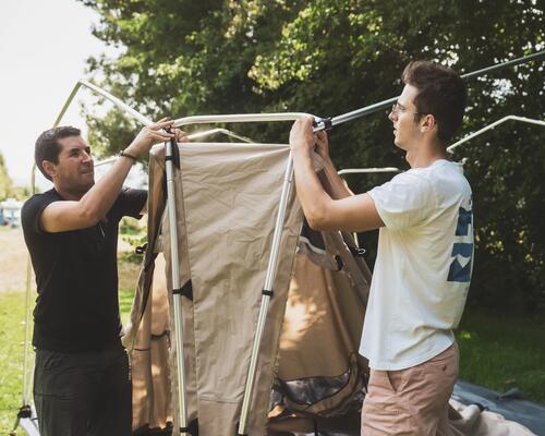 Cómo plegar una tienda Quechua
