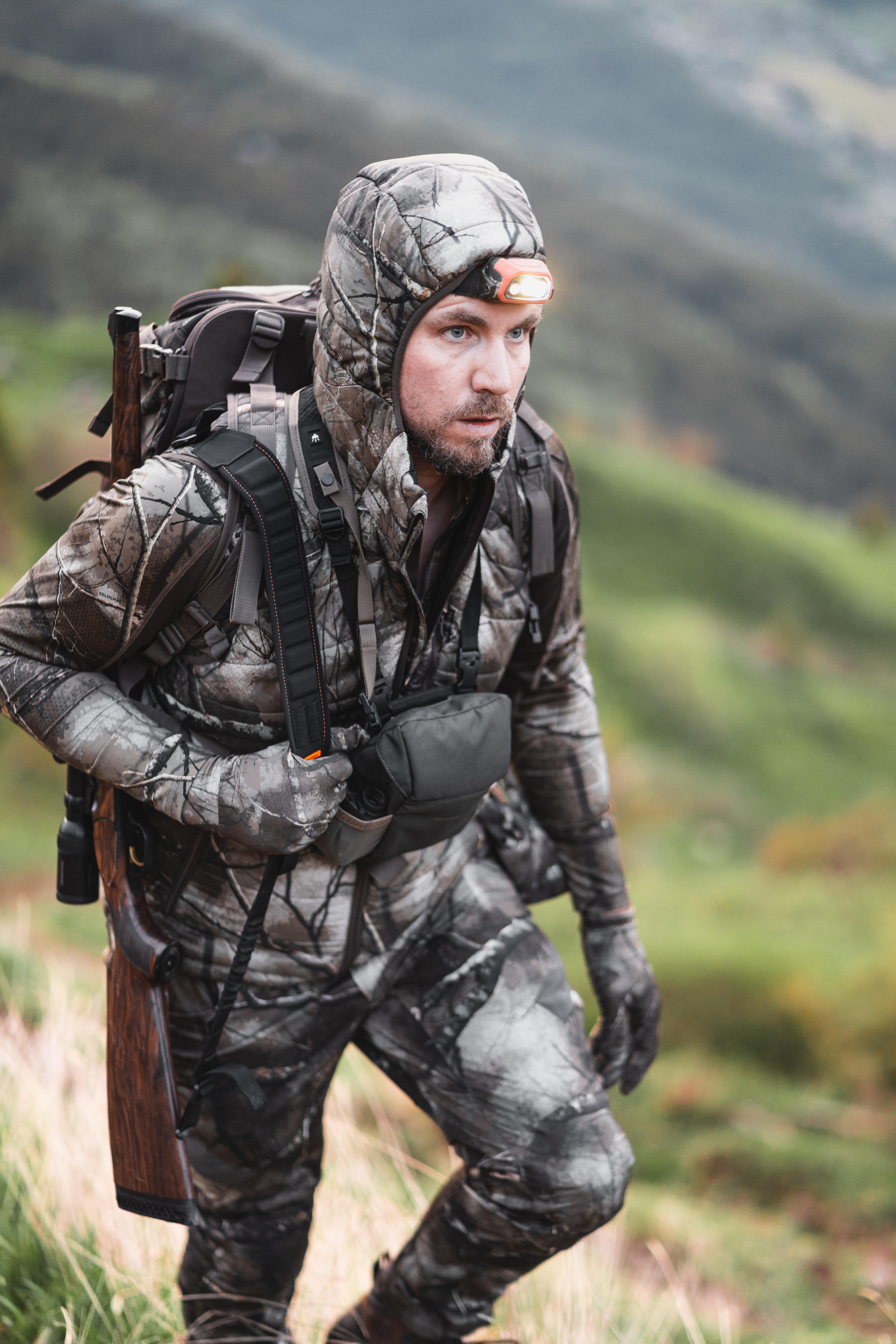 Gants De Chasse Real Tree Homme – Taille M, Camouflage Brun-vert, Doublure Polyester, Neufs