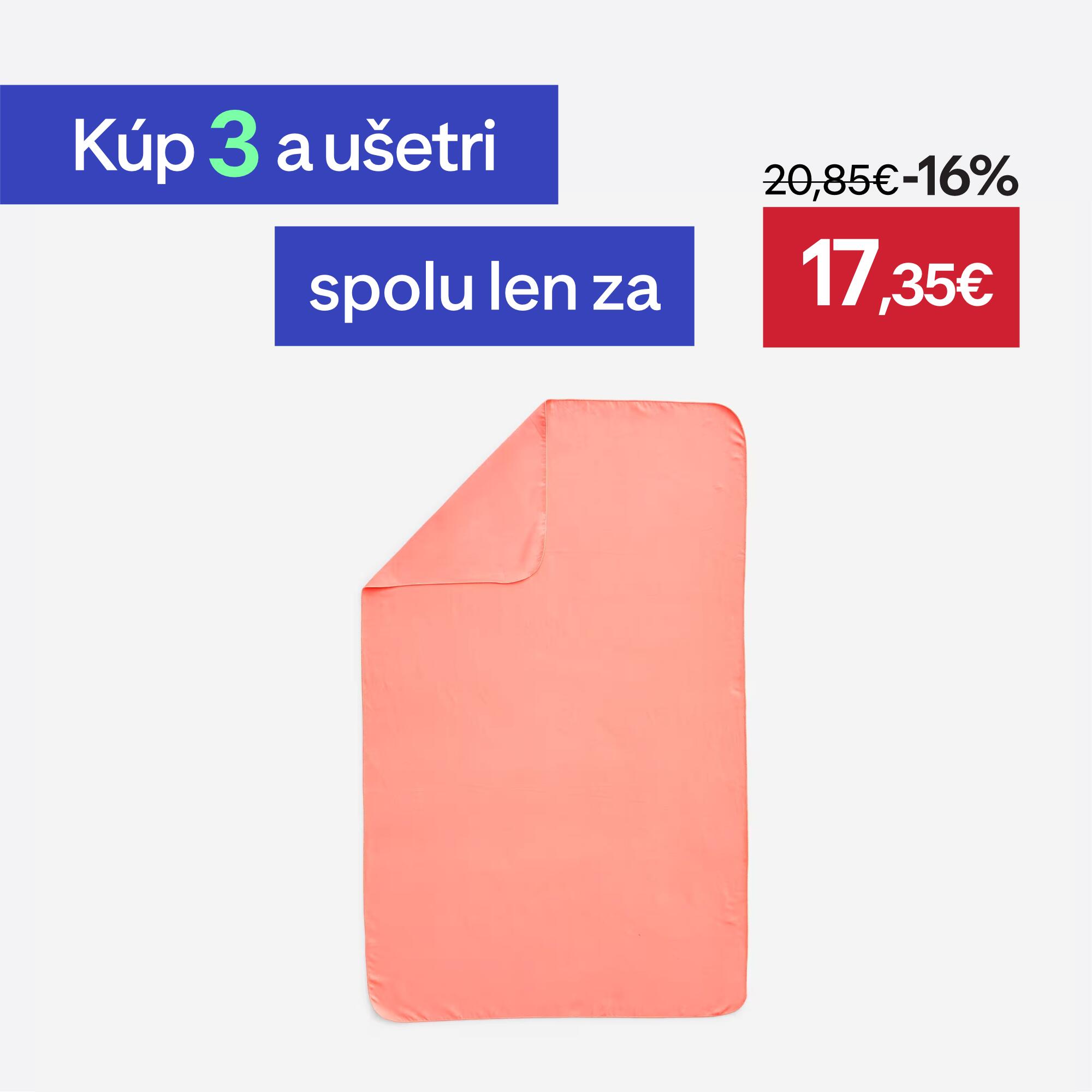 Microvezel handdoek koraal maat L 80 x 130 cm 2/19