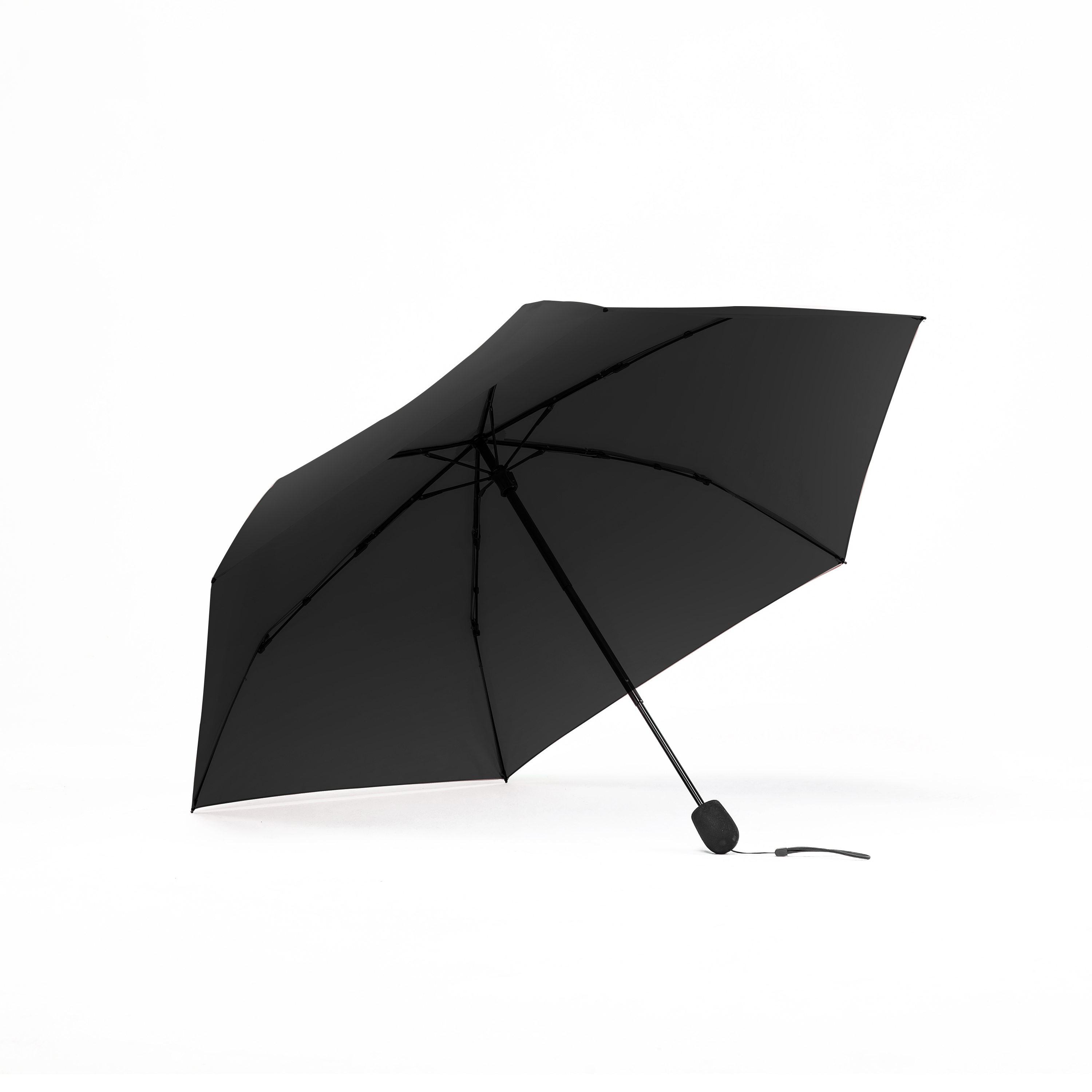 Parapluie micro 100 cm anti-uv upf50+, profilter noir - Inesis