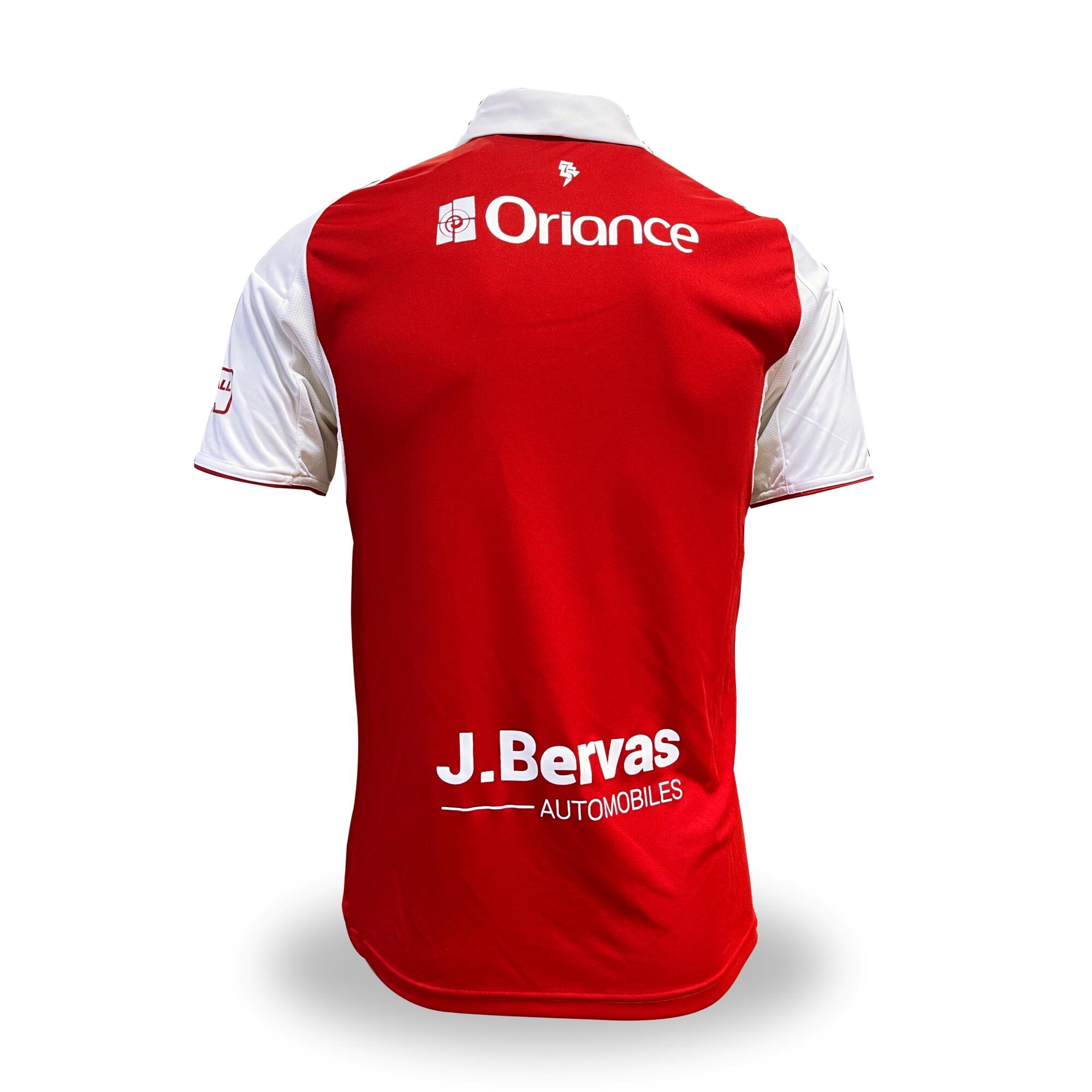 MAILLOT FOOTBALL REPLICA SUPPORTER STADE BRESTOIS ENFANT DOMICILE 25 26 ROUGE 2/5