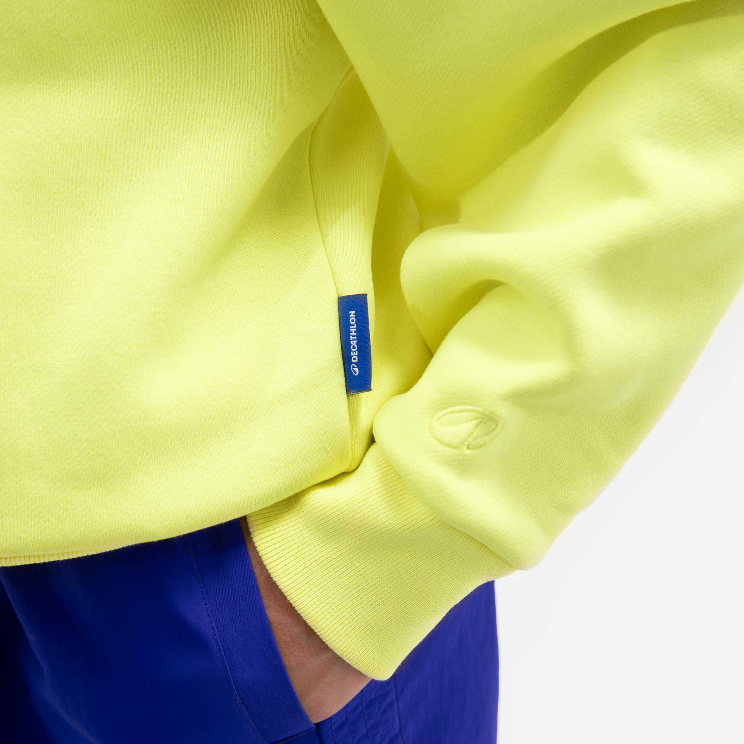Pull à Capuche Femme Illustrated People – Jaune, Taille M, Coton, édition Racing Cropped