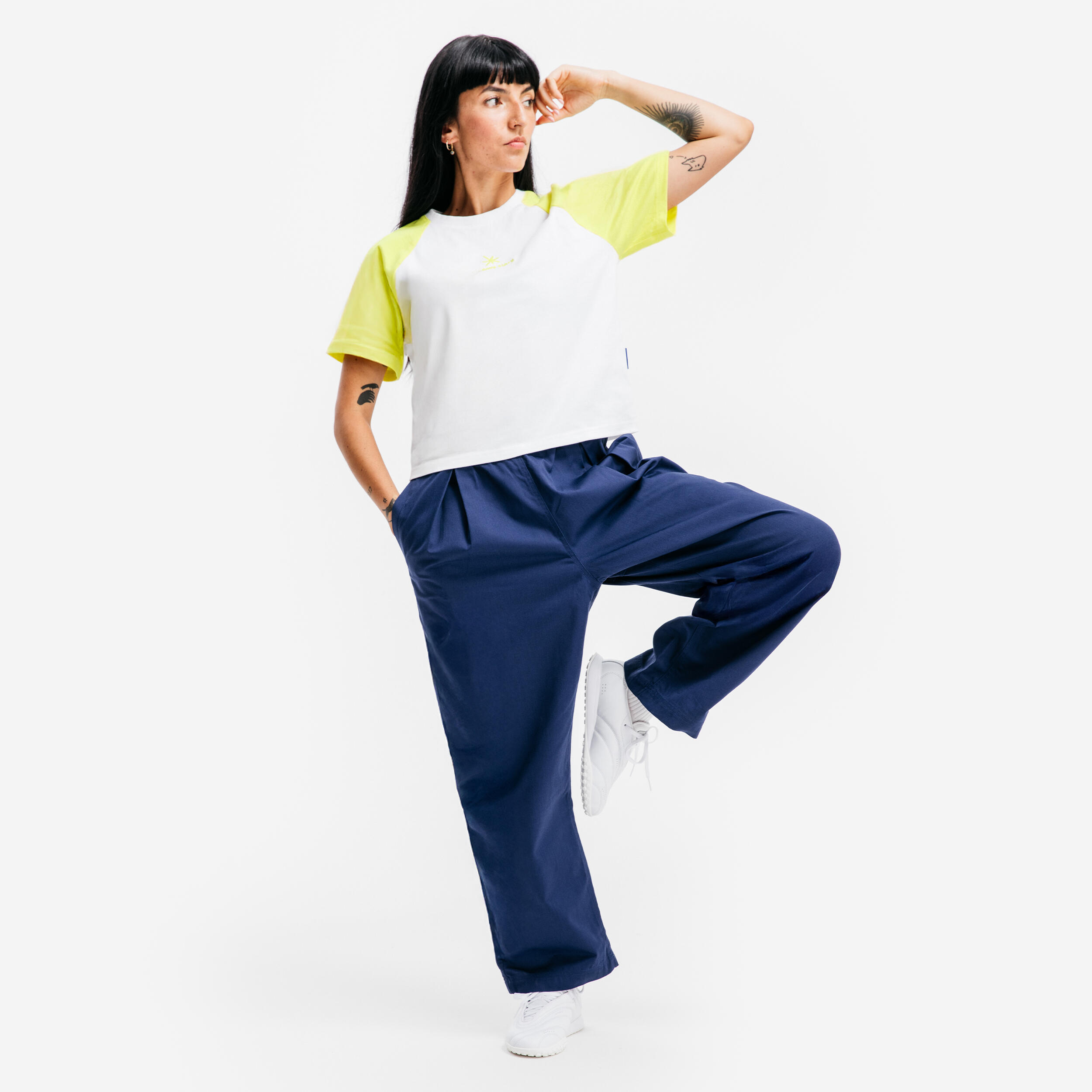 Tee-shirt Uppercute femme, jaune 2/6