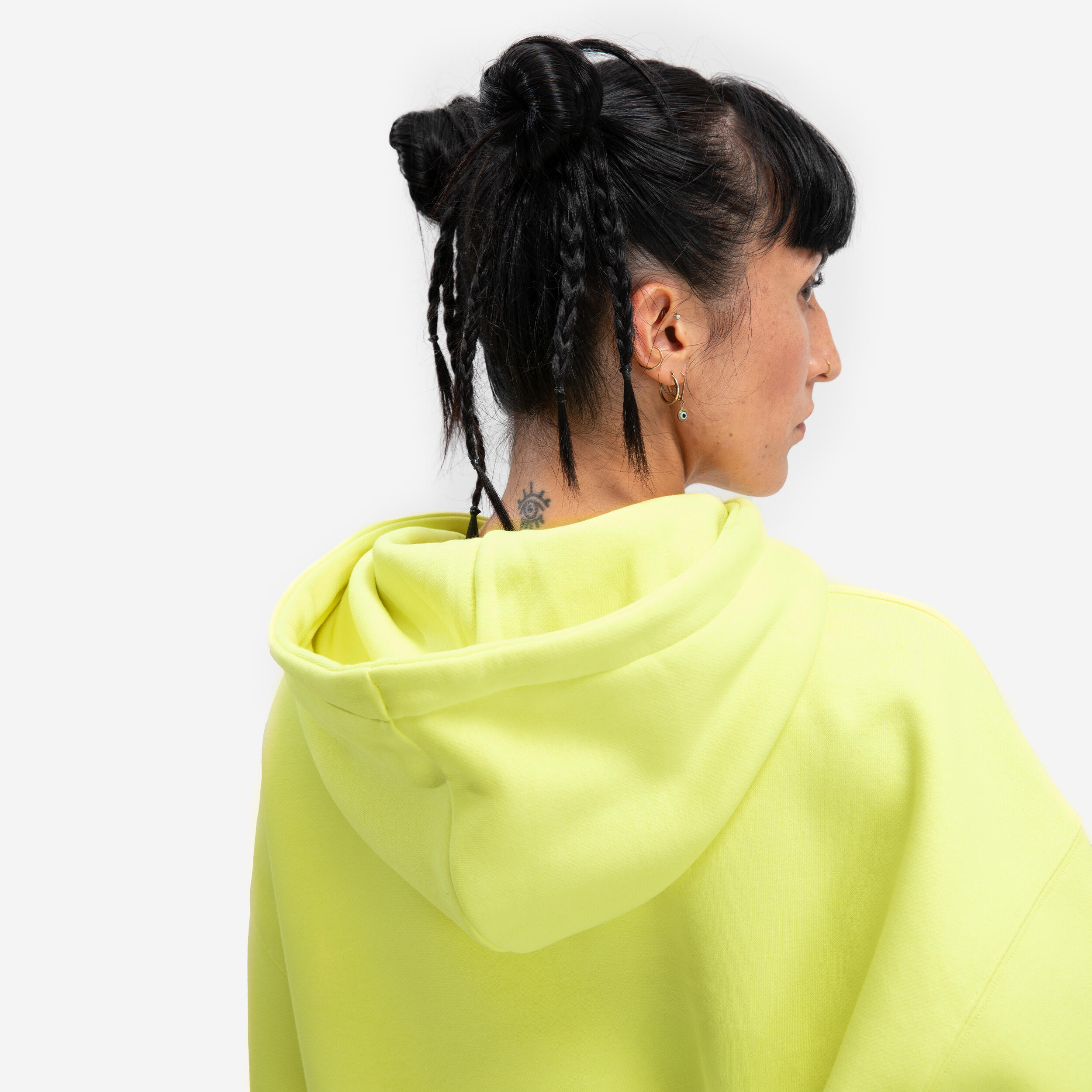 Sweat à capuche Uppercute femme, jaune 4/7