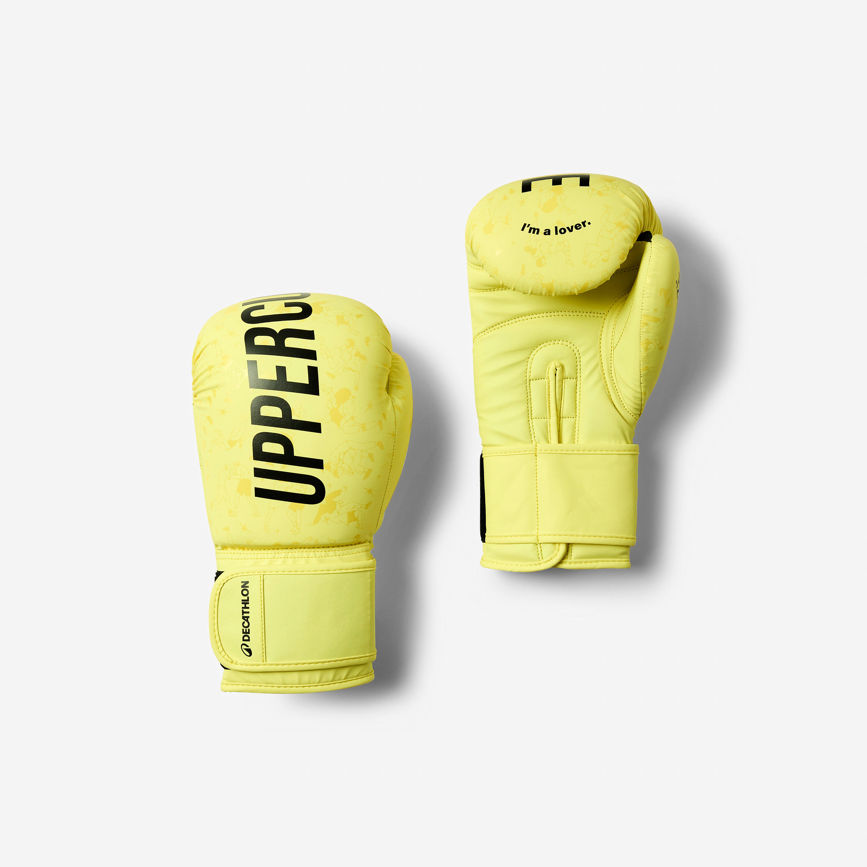 DOMYOS Boxhandschuhe - Uppercute gelb