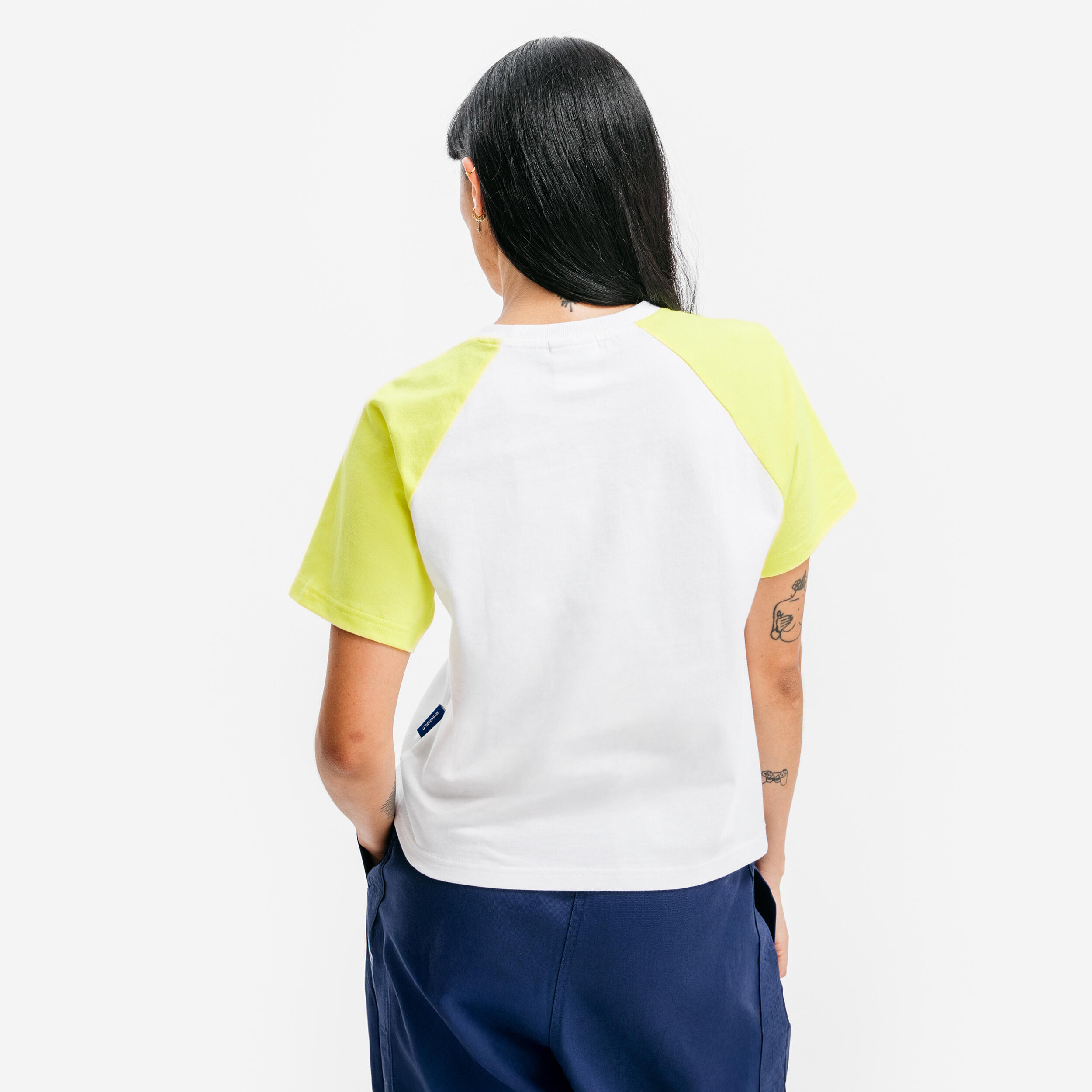 Tee-shirt Uppercute femme, jaune 4/6