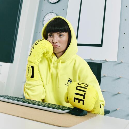 Tee-shirt Uppercute femme, noir