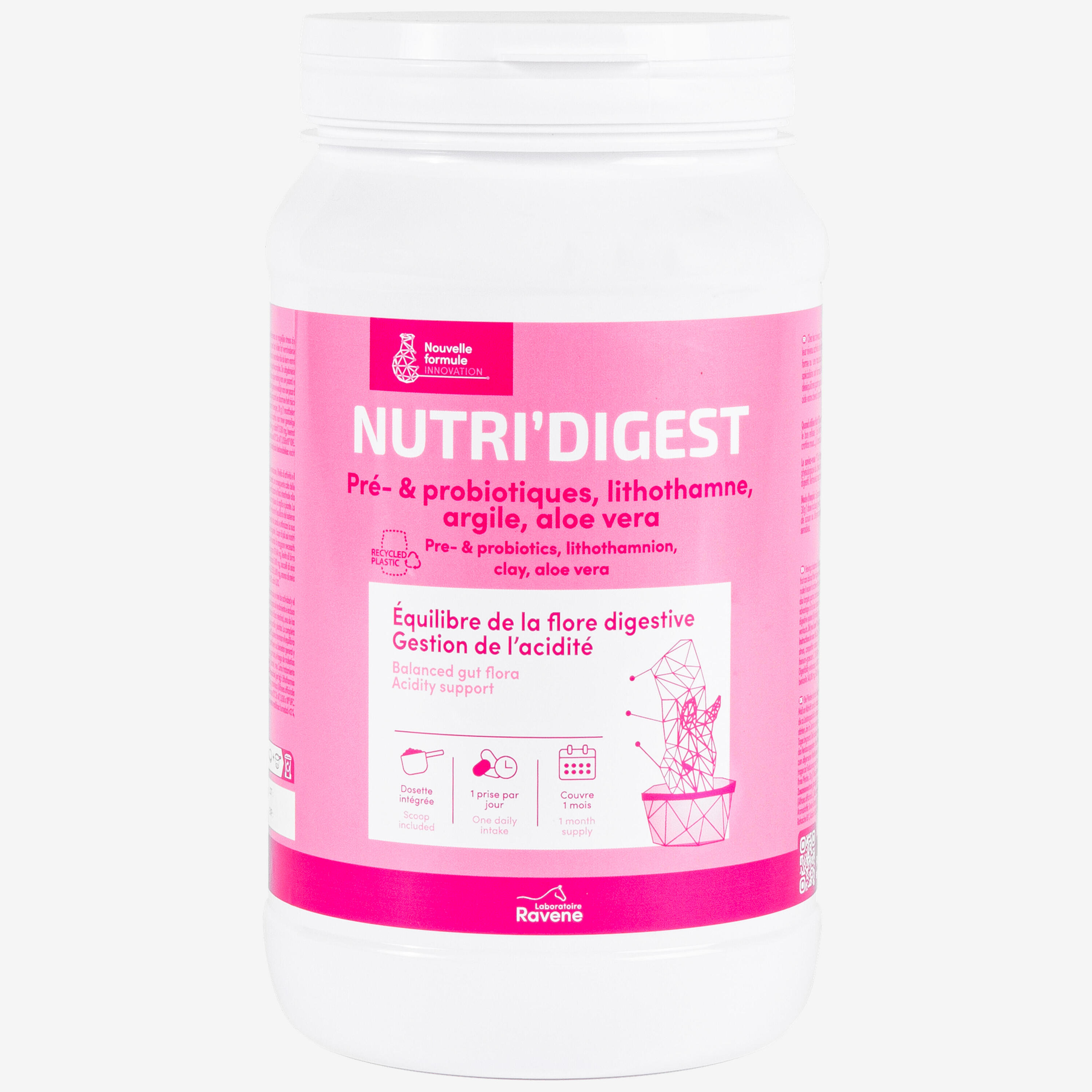 RAVENE Integratore alimentare equitazione pony e cavallo NUTRI'DIGEST 900 g
